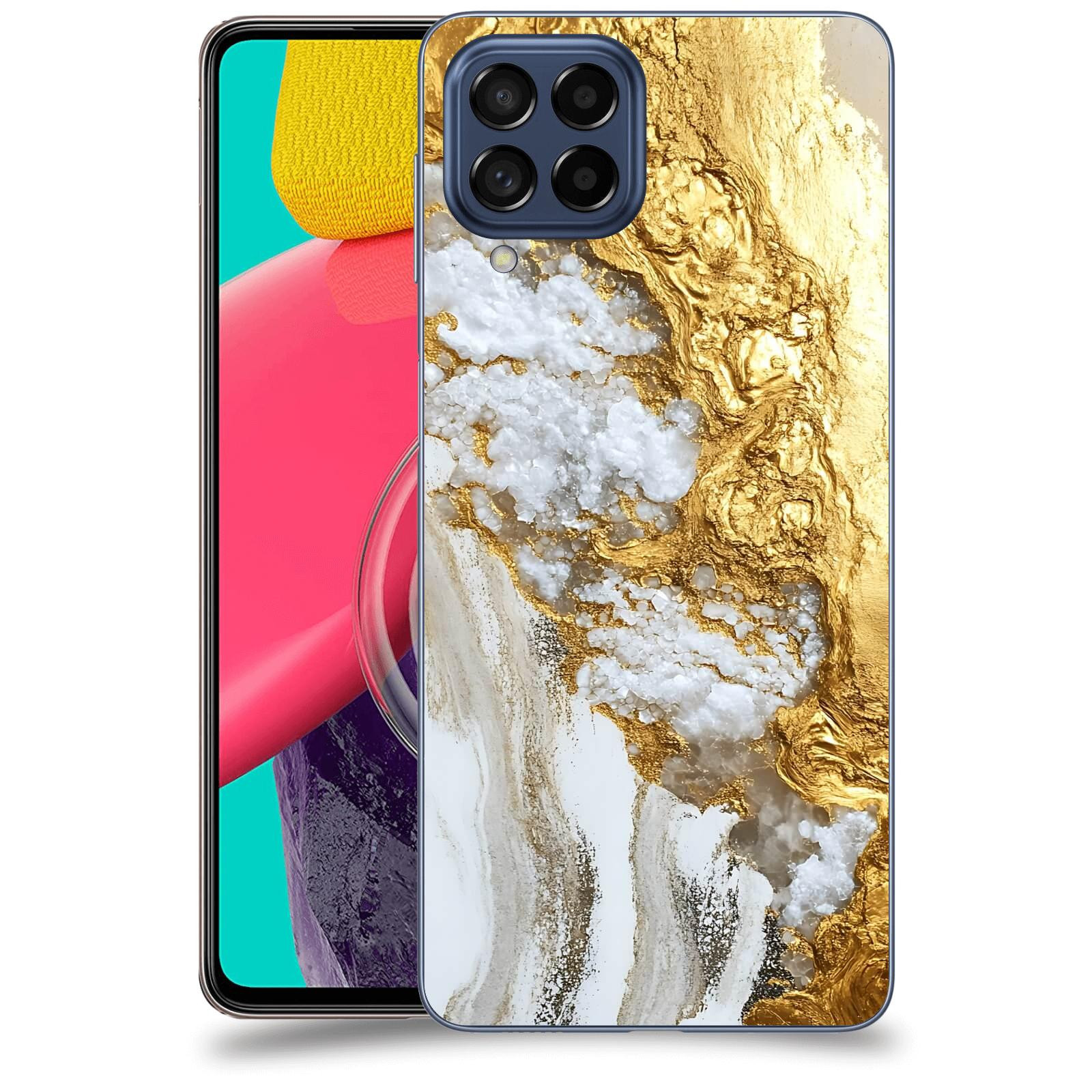 ACOVER Kryt na mobil Samsung Galaxy M53 5G - Liquid Gold V