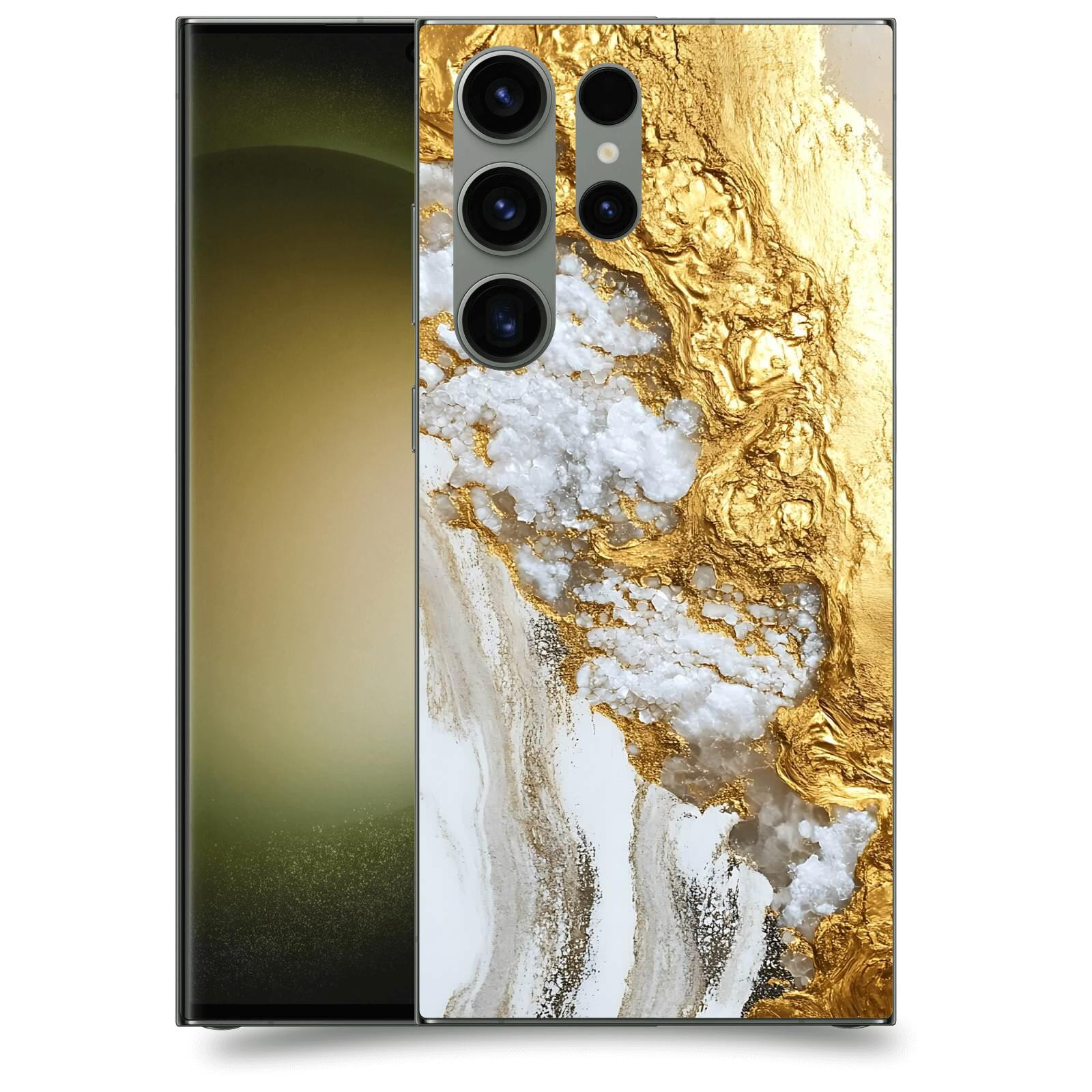 ACOVER Kryt na mobil Samsung Galaxy S23 Ultra 5G - Liquid Gold V