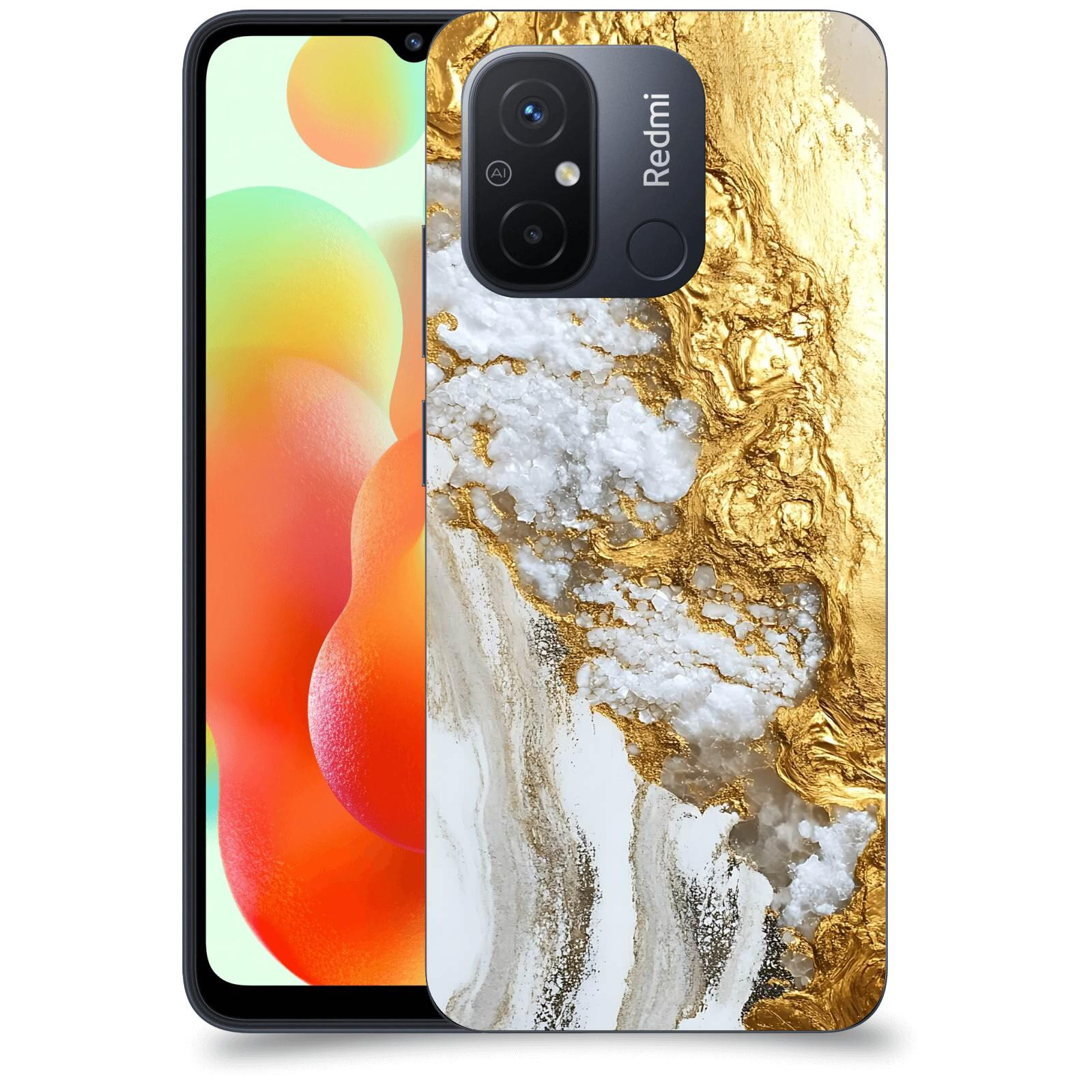 ACOVER Kryt na mobil Xiaomi Redmi 12C - Liquid Gold V