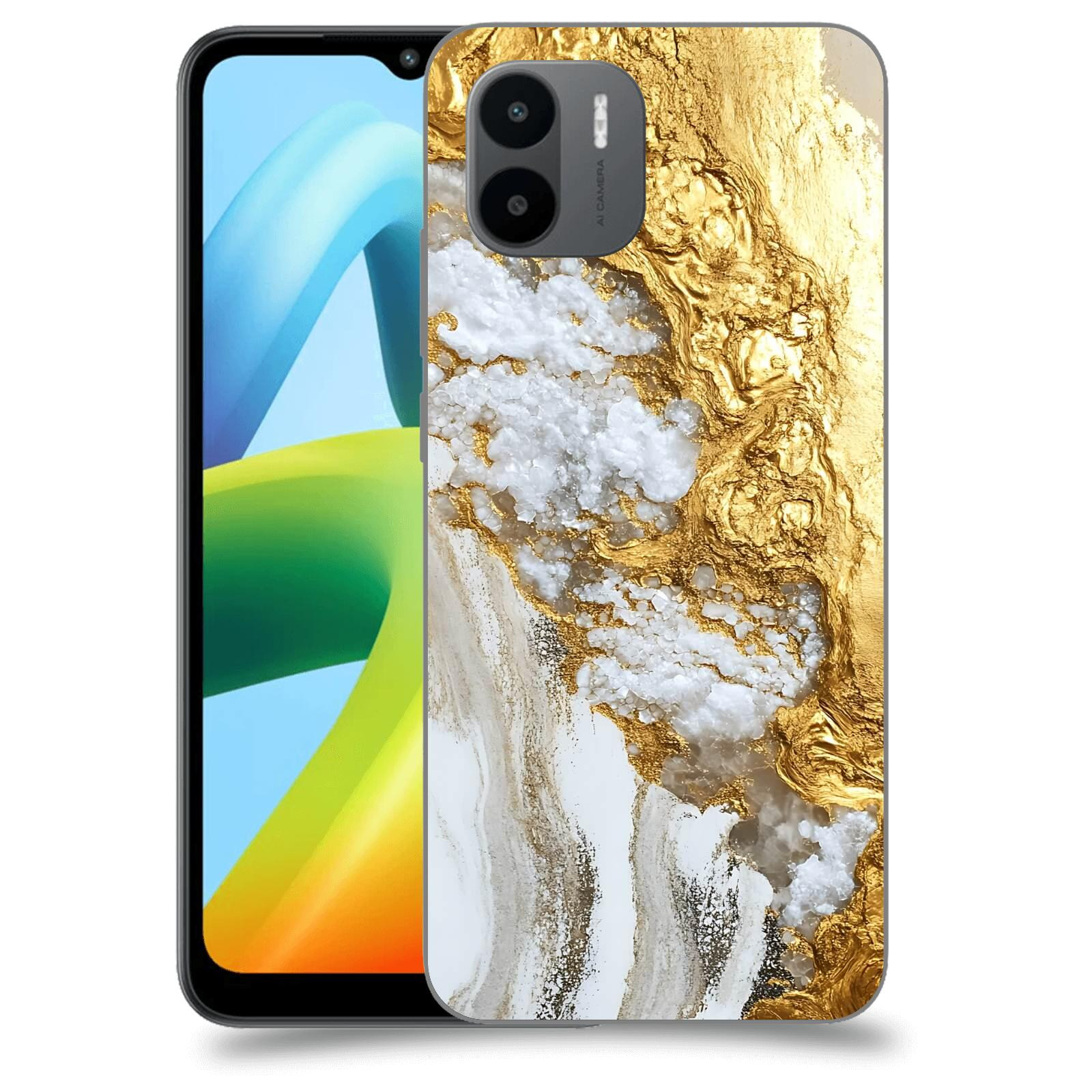 ACOVER Kryt na mobil Xiaomi Redmi A1+ - Liquid Gold V
