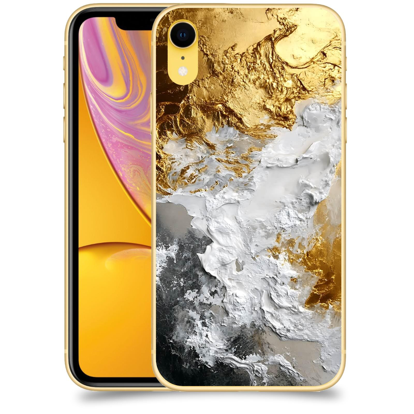 ACOVER Kryt na mobil Apple iPhone XR - Liquid Gold VI