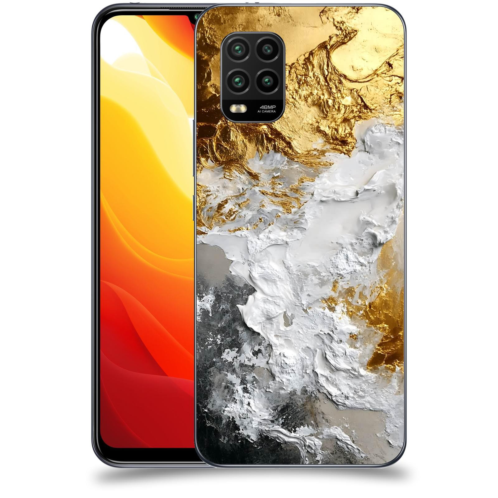 ACOVER Kryt na mobil Xiaomi Mi 10 Lite - Liquid Gold VI