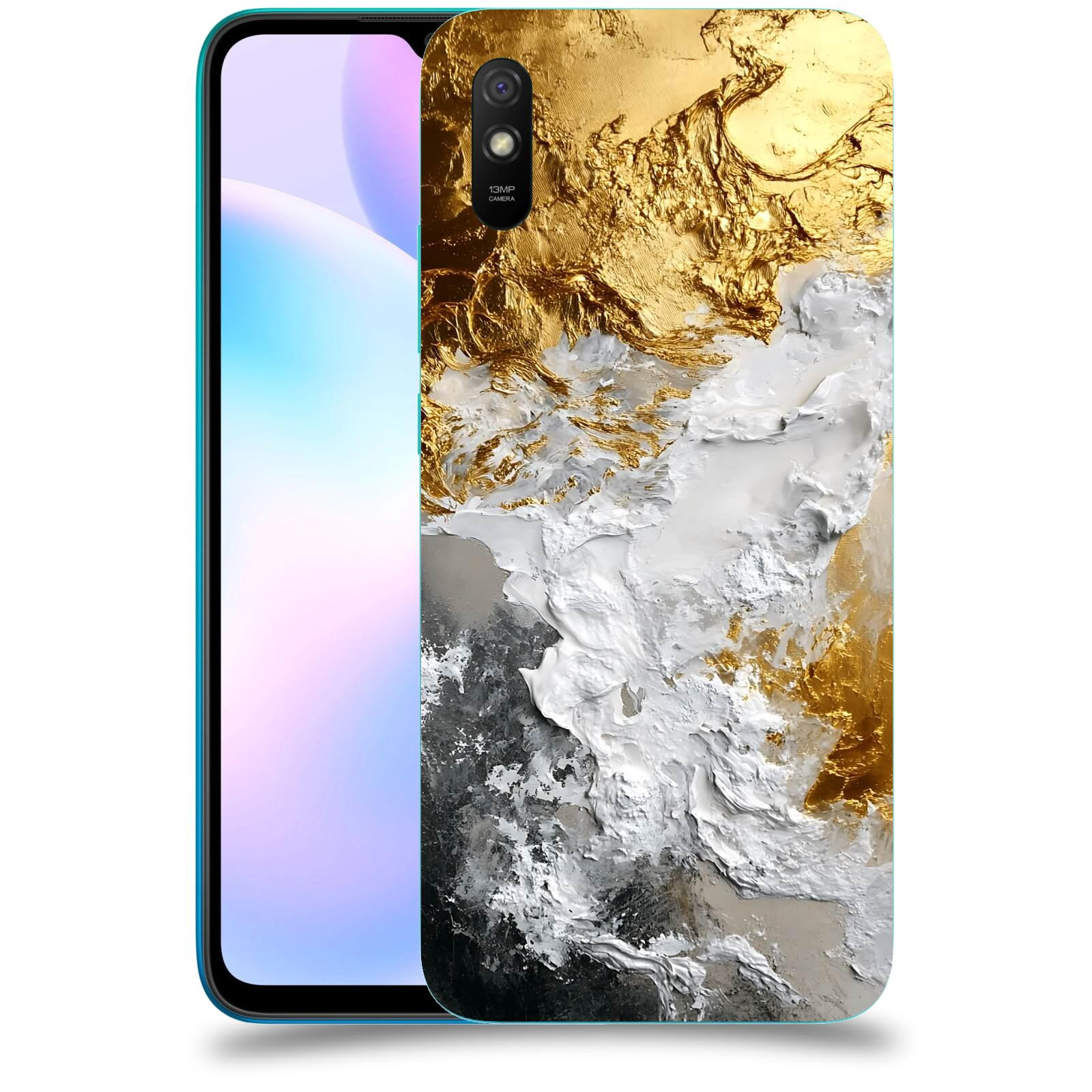 ACOVER Kryt na mobil Xiaomi Redmi 9AT - Liquid Gold VI