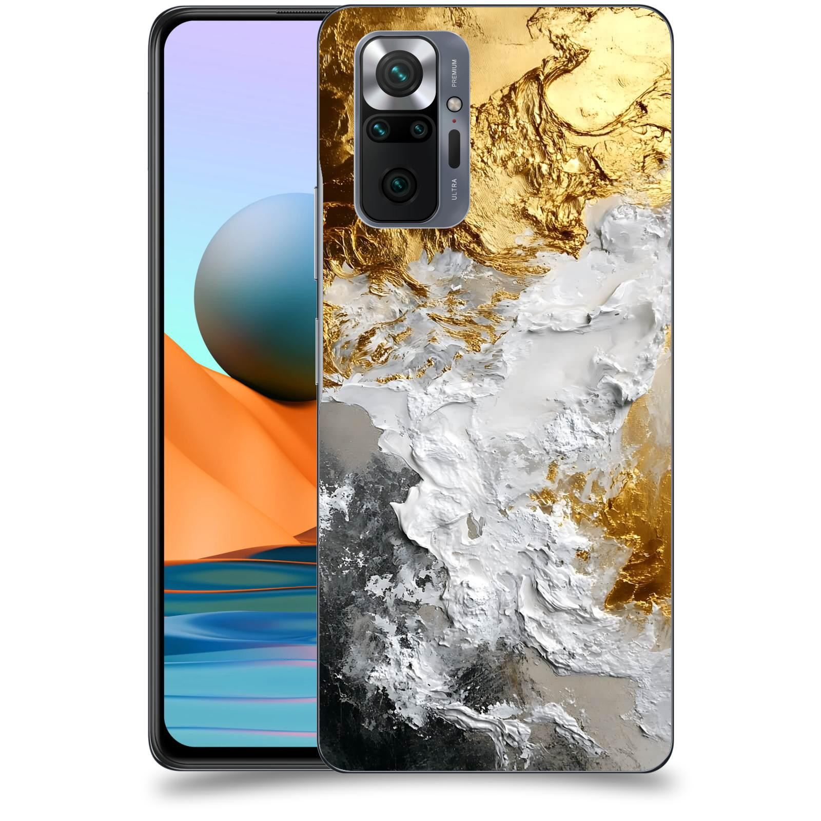 ACOVER Kryt na mobil Xiaomi Redmi Note 10 Pro - Liquid Gold VI