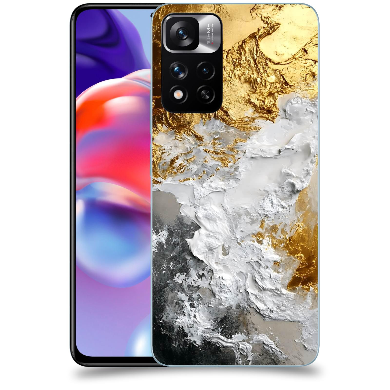 ACOVER Kryt na mobil Xiaomi Redmi Note 11 Pro+ 5G - Liquid Gold VI