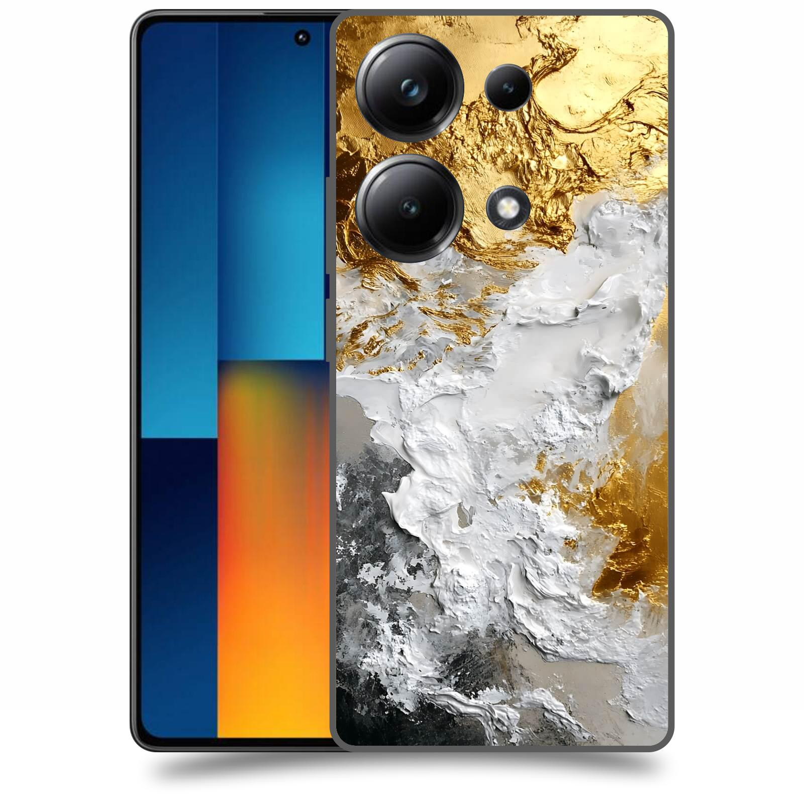 ACOVER Kryt na mobil Poco M6 - Liquid Gold VI