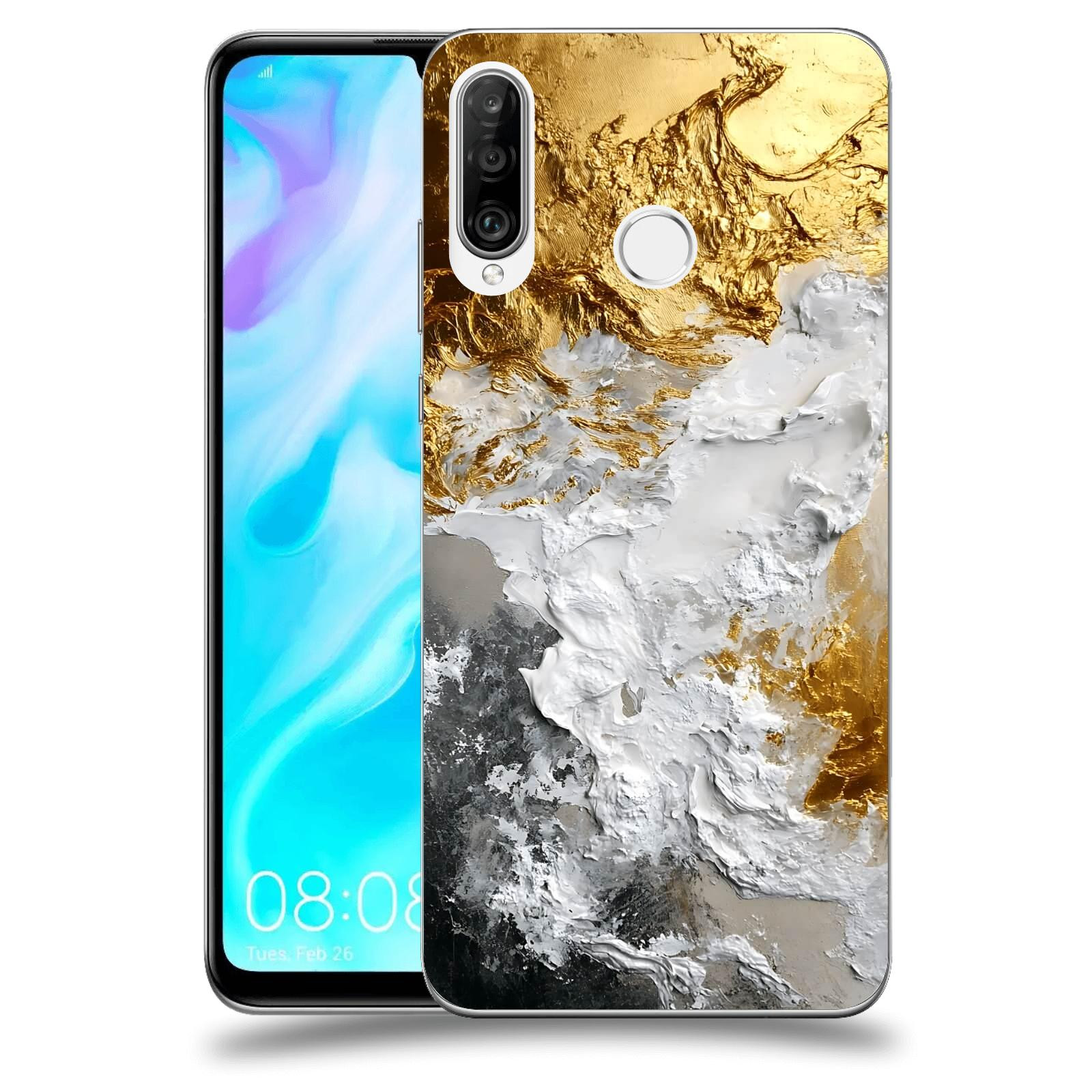 ACOVER Kryt na mobil Huawei P30 Lite - Liquid Gold VI