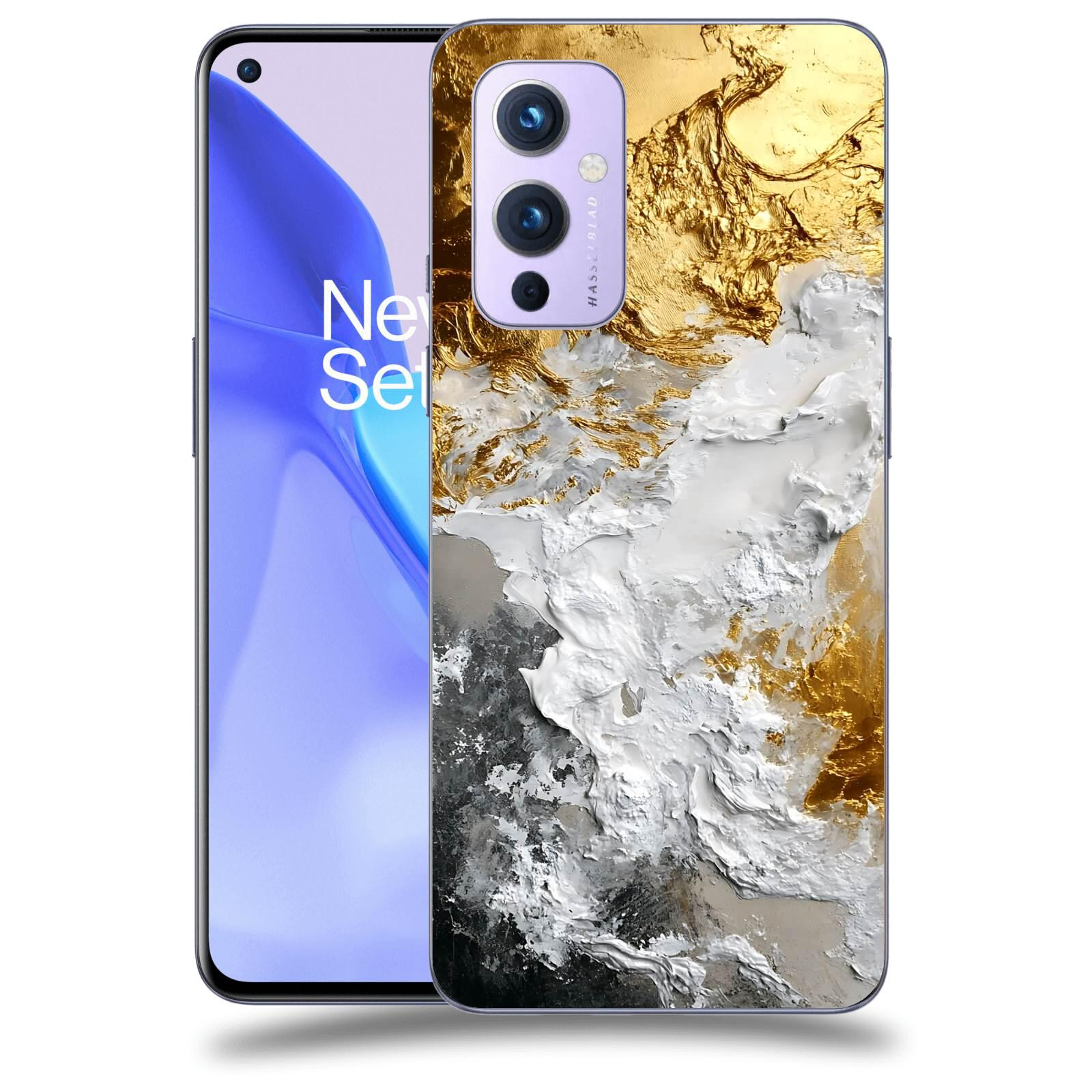 ACOVER Kryt na mobil OnePlus 9 - Liquid Gold VI