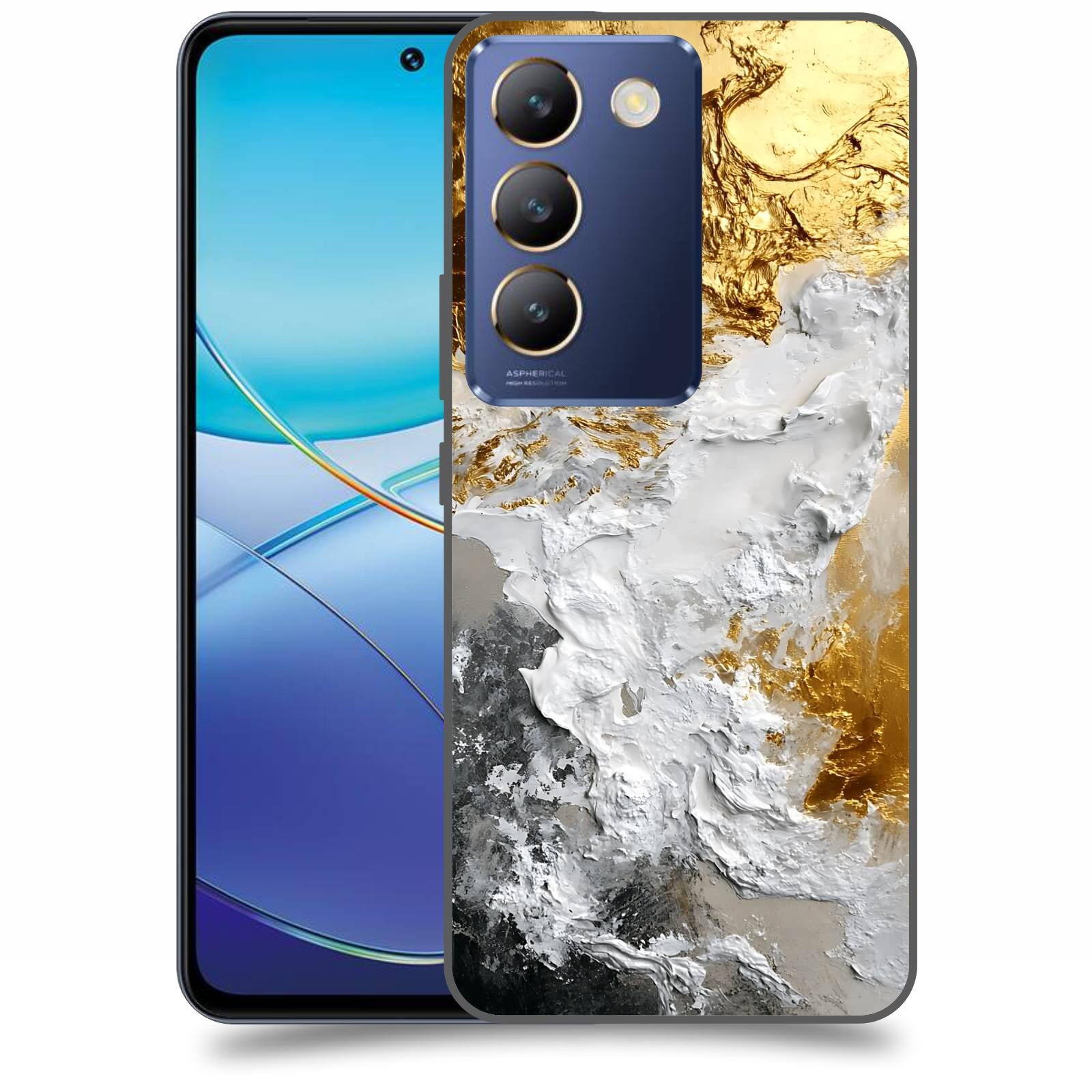 ACOVER Kryt na mobil Vivo V40SE - Liquid Gold VI