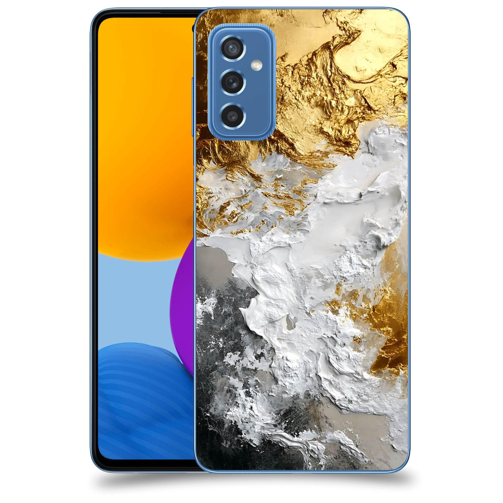 ACOVER Kryt na mobil Samsung Galaxy M52 5G - Liquid Gold VI