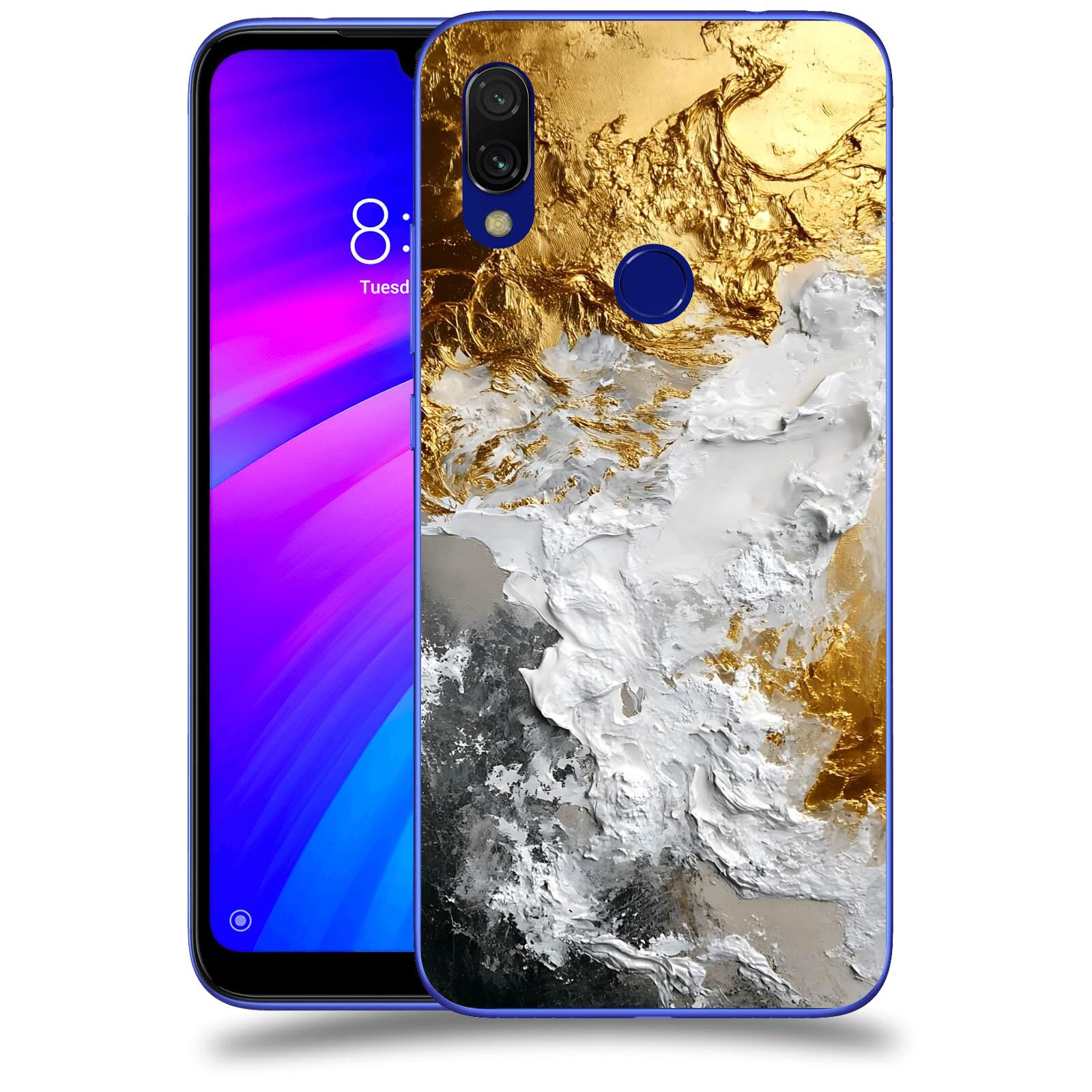 ACOVER Kryt na mobil Xiaomi Redmi 7 - Liquid Gold VI