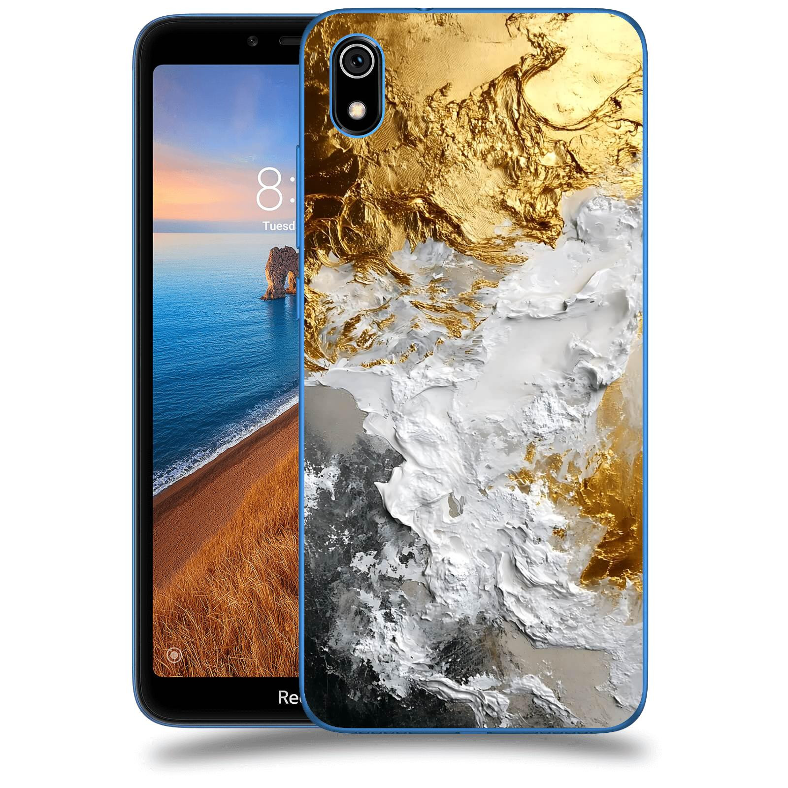 ACOVER Kryt na mobil Xiaomi Redmi 7A - Liquid Gold VI
