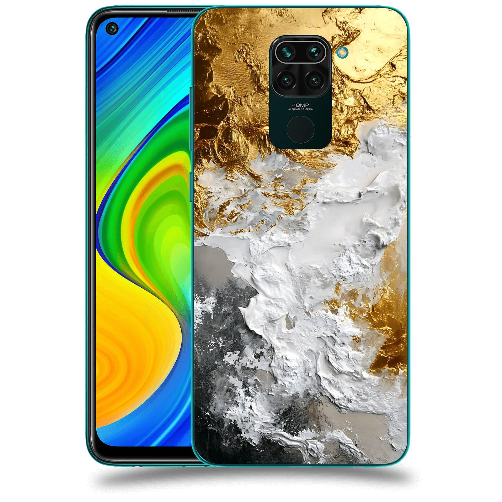 ACOVER Kryt na mobil Xiaomi Redmi Note 9 - Liquid Gold VI