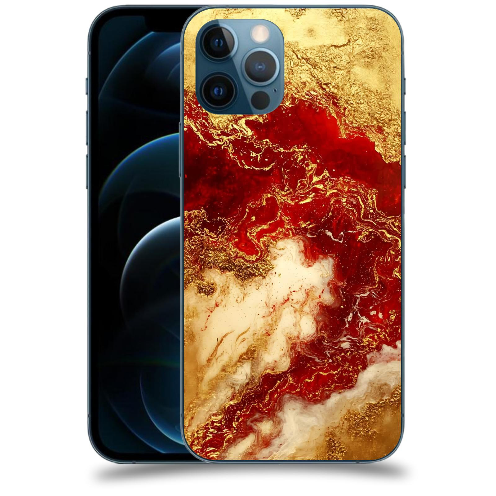 ACOVER Kryt na mobil Apple iPhone 12 Pro - Golden Blood I