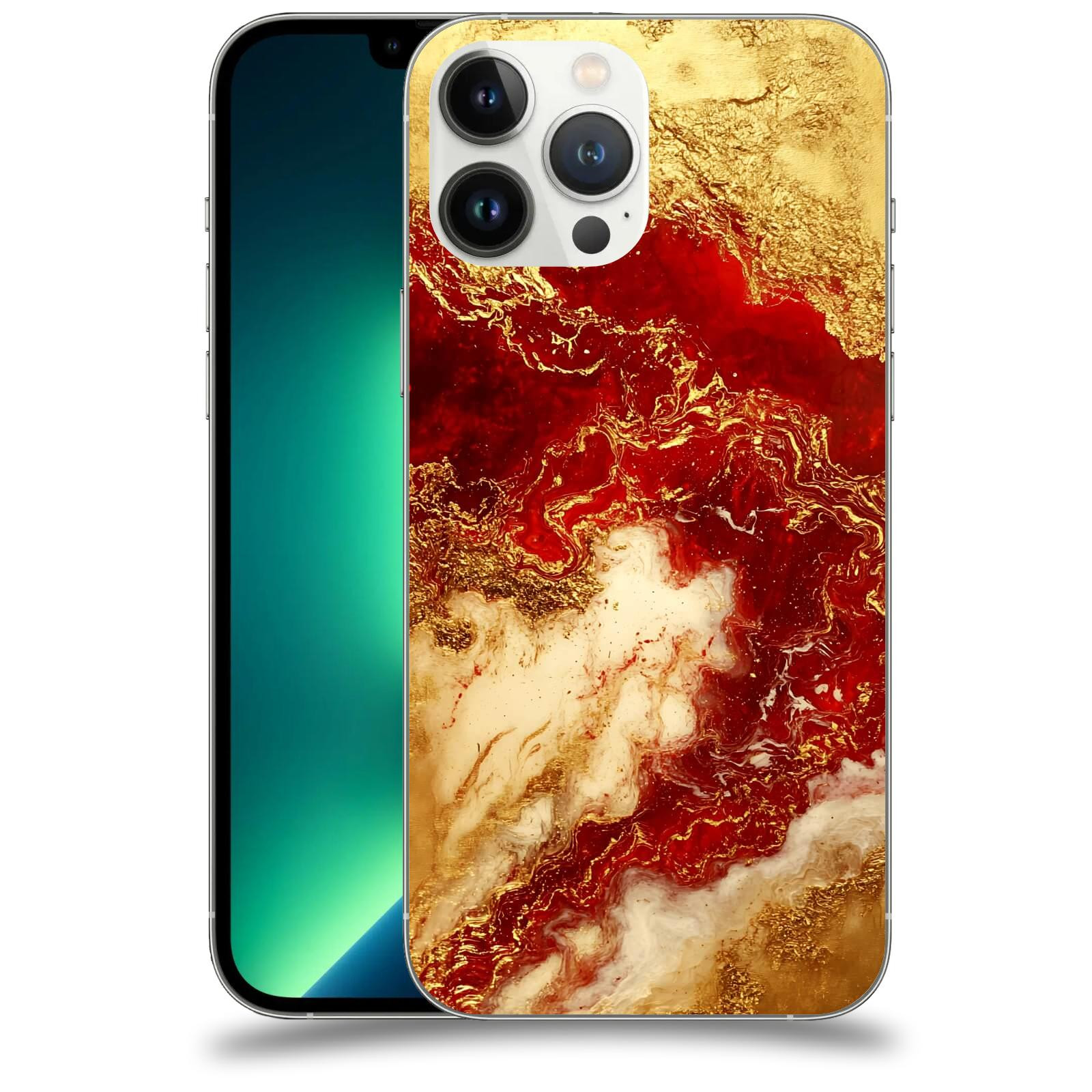 ACOVER Kryt na mobil Apple iPhone 13 Pro Max - Golden Blood I