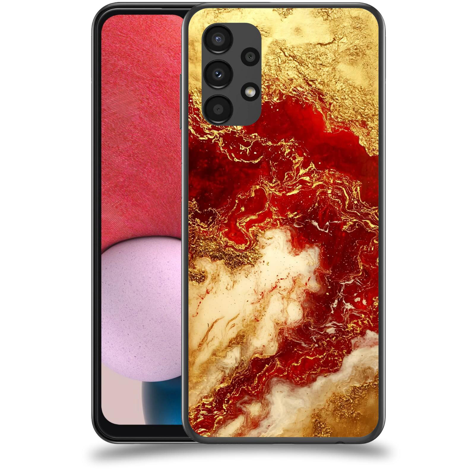 ACOVER Kryt na mobil Samsung Galaxy A13 4G A135 - Golden Blood I