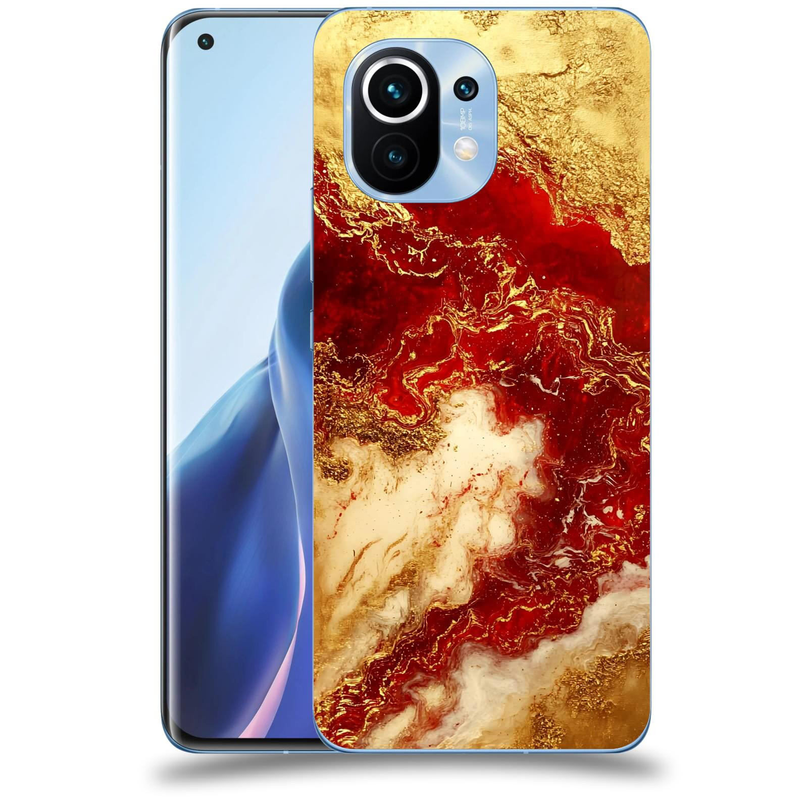 ACOVER Kryt na mobil Xiaomi Mi 11 - Golden Blood I