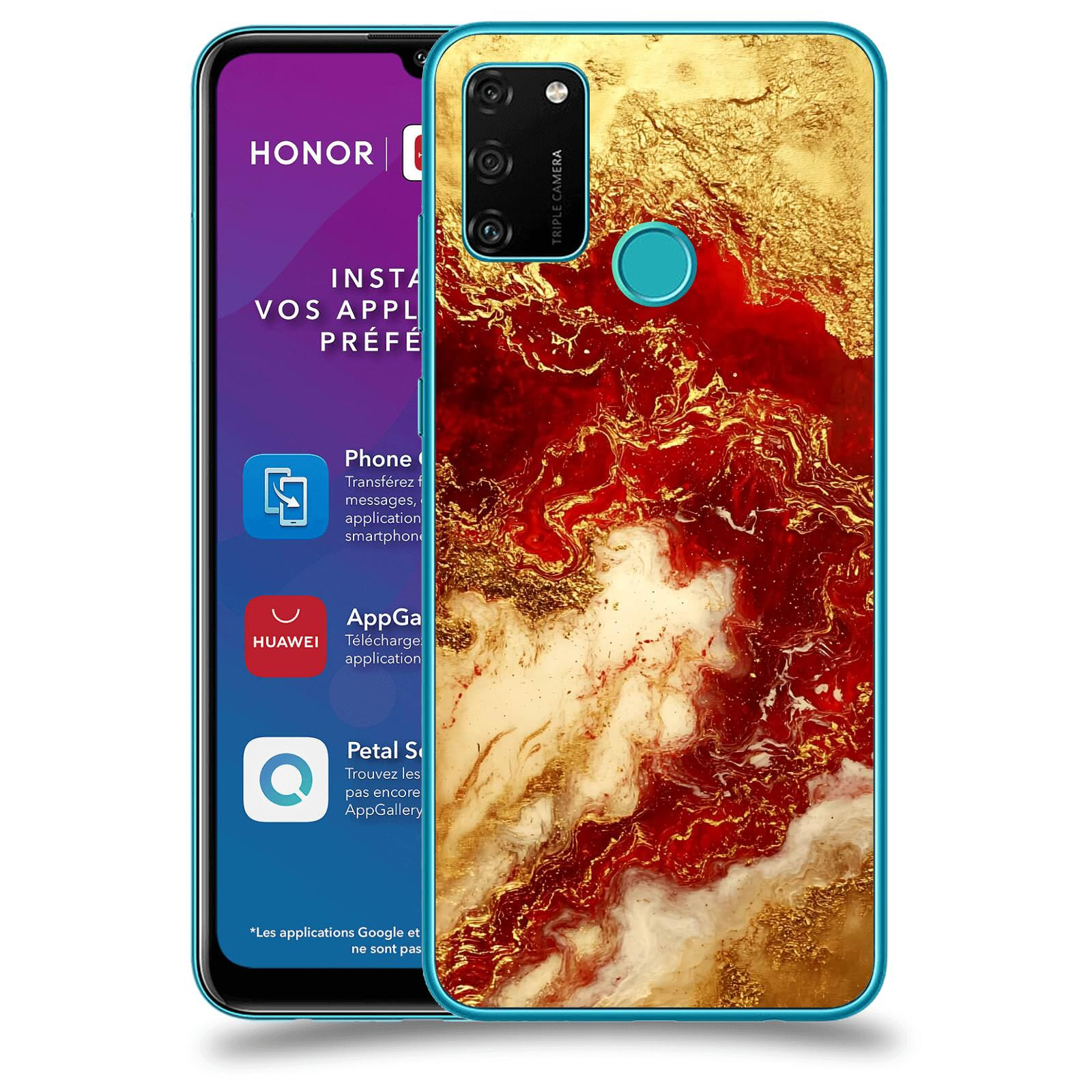 ACOVER Kryt na mobil Honor 9A - Golden Blood I