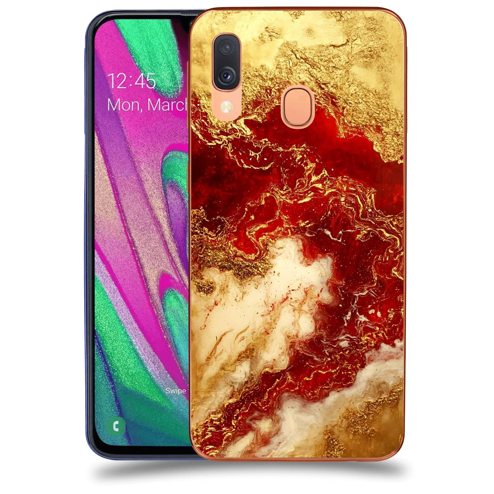 ACOVER Kryt na mobil Samsung Galaxy A40 A405F - Golden Blood I