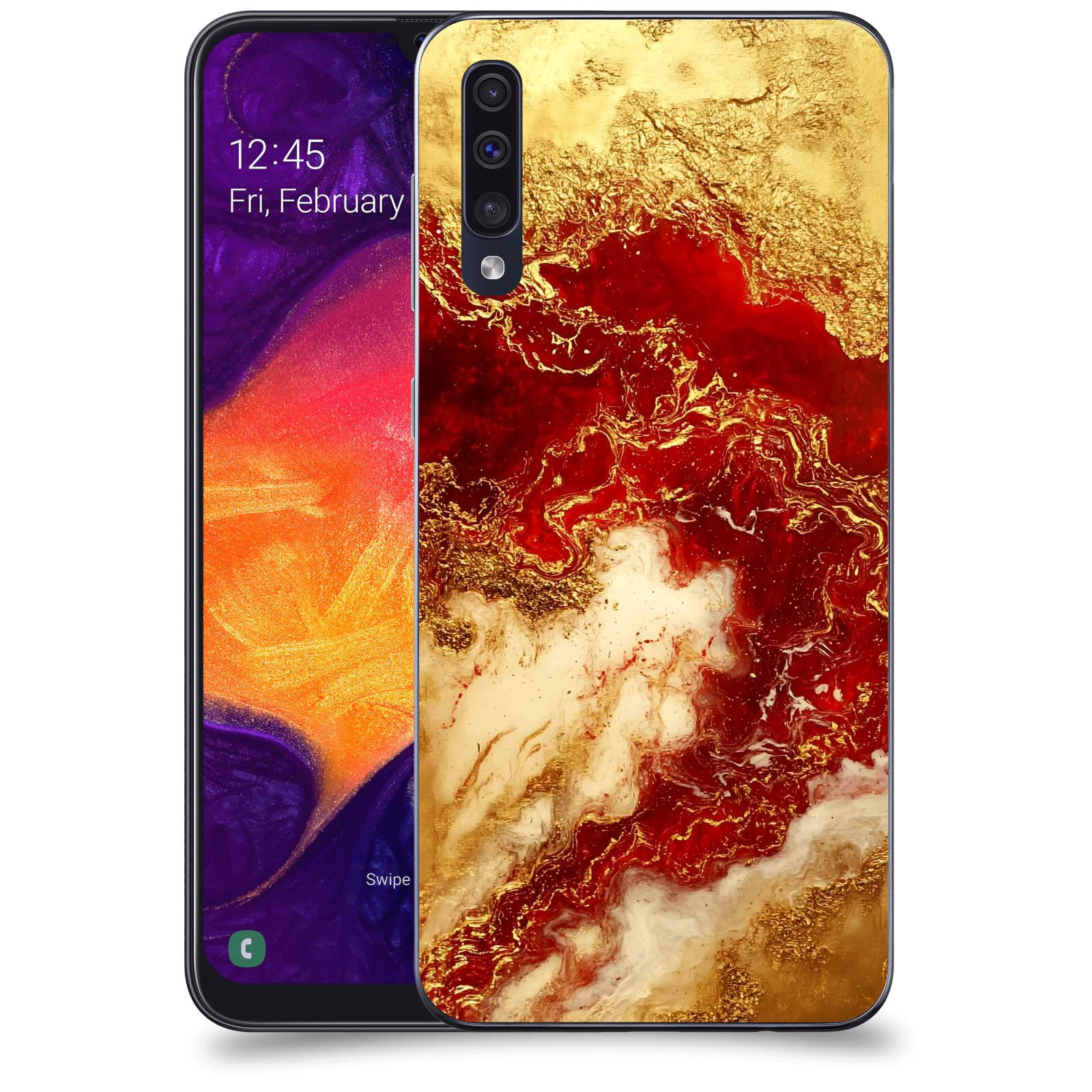 ACOVER Kryt na mobil Samsung Galaxy A50 A505F - Golden Blood I