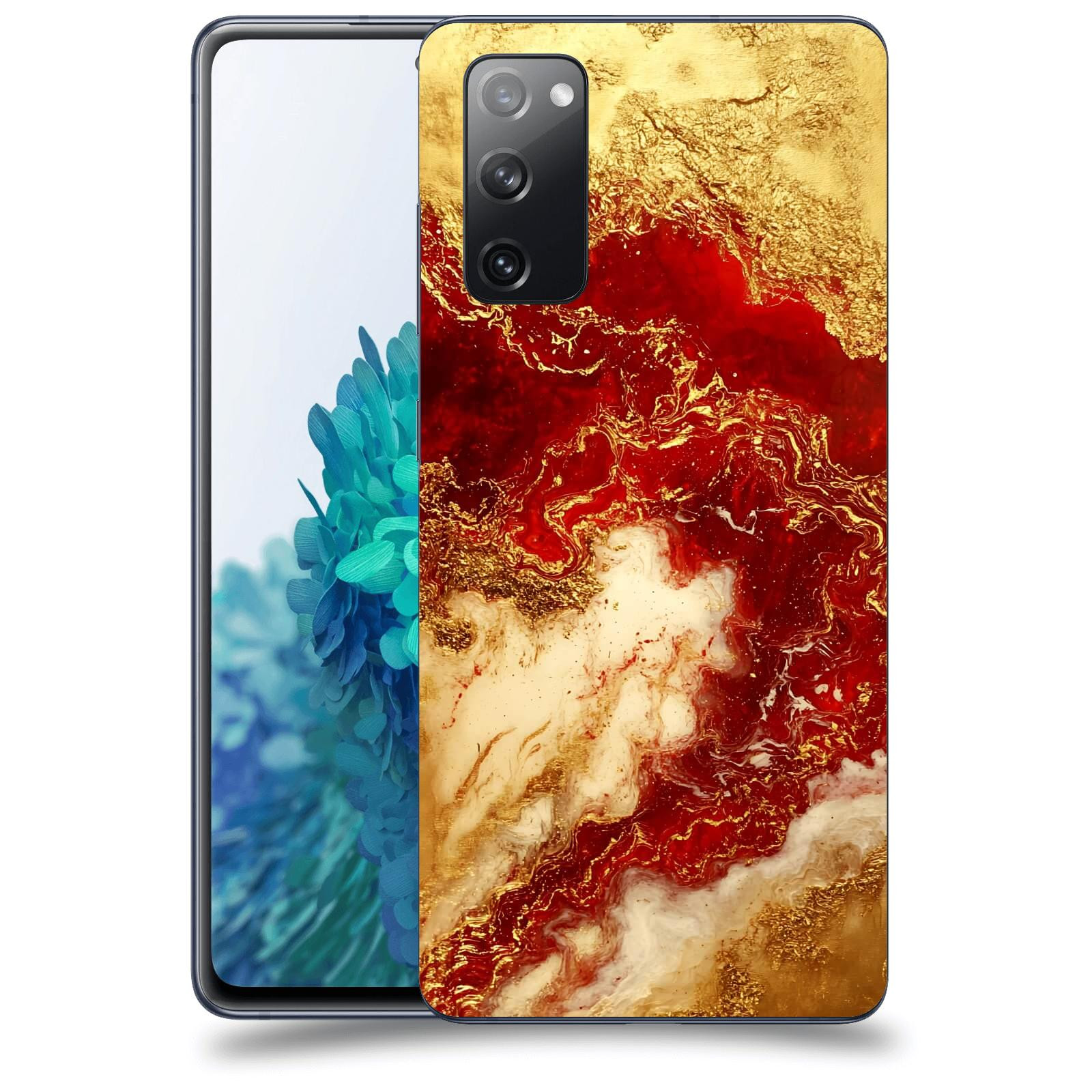 ACOVER Kryt na mobil Samsung Galaxy S20 FE - Golden Blood I