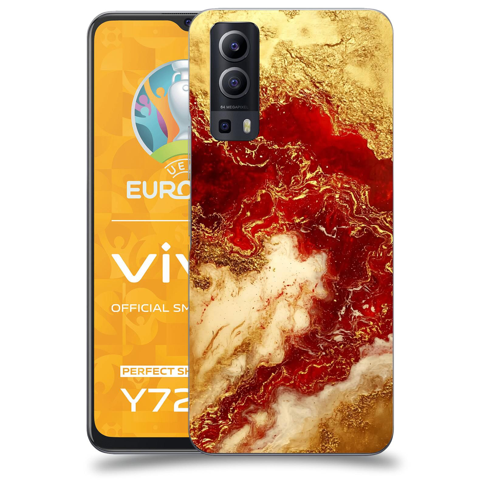 ACOVER Kryt na mobil Vivo Y72 5G - Golden Blood I