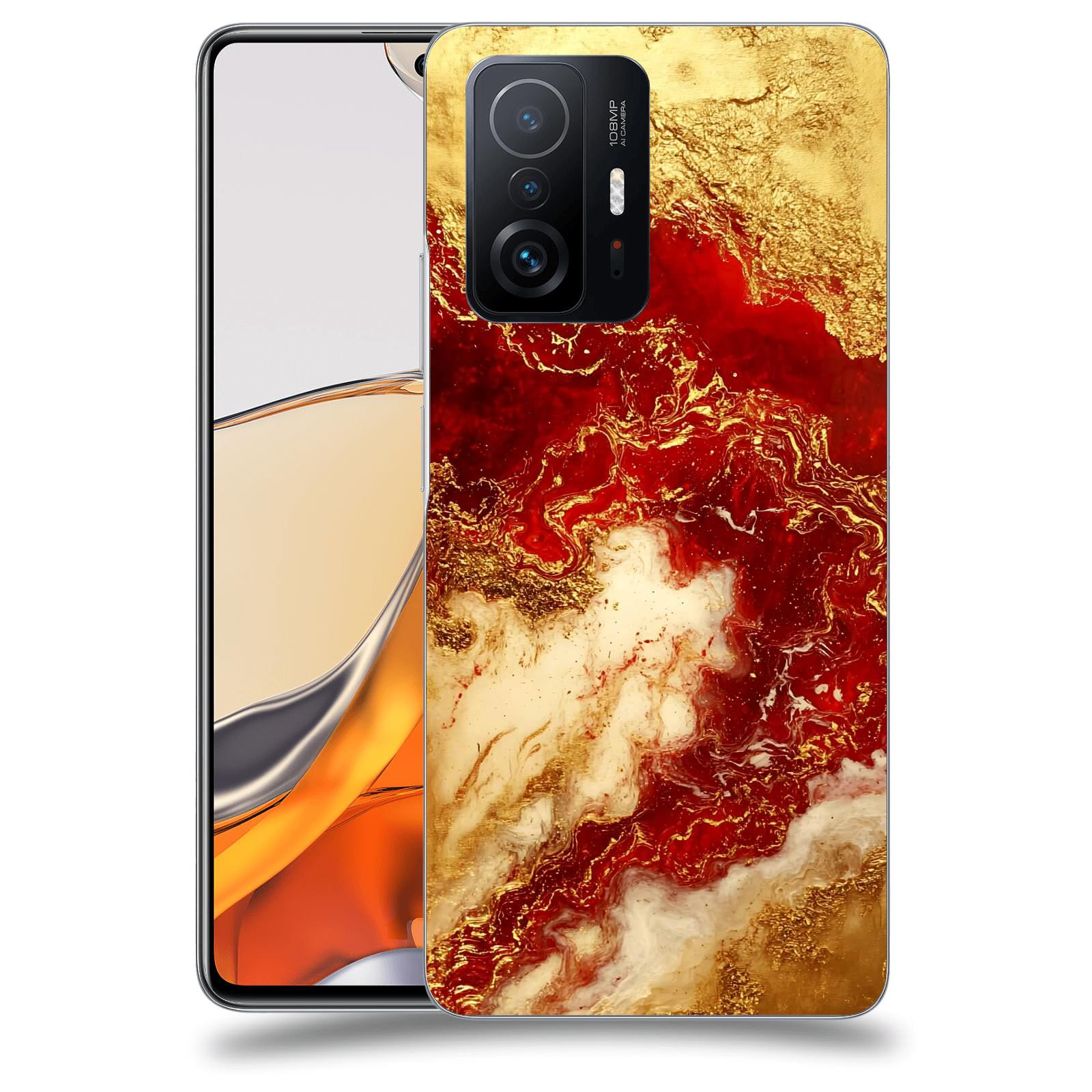 ACOVER Kryt na mobil Xiaomi 11T Pro - Golden Blood I