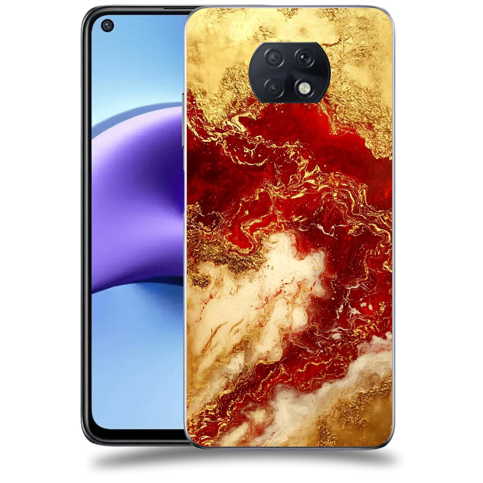 ACOVER Kryt na mobil Xiaomi Redmi Note 9T - Golden Blood I