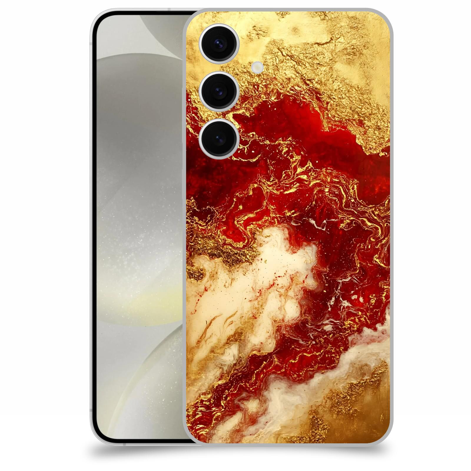 ACOVER Kryt na mobil Samsung Galaxy S24+ - Golden Blood I