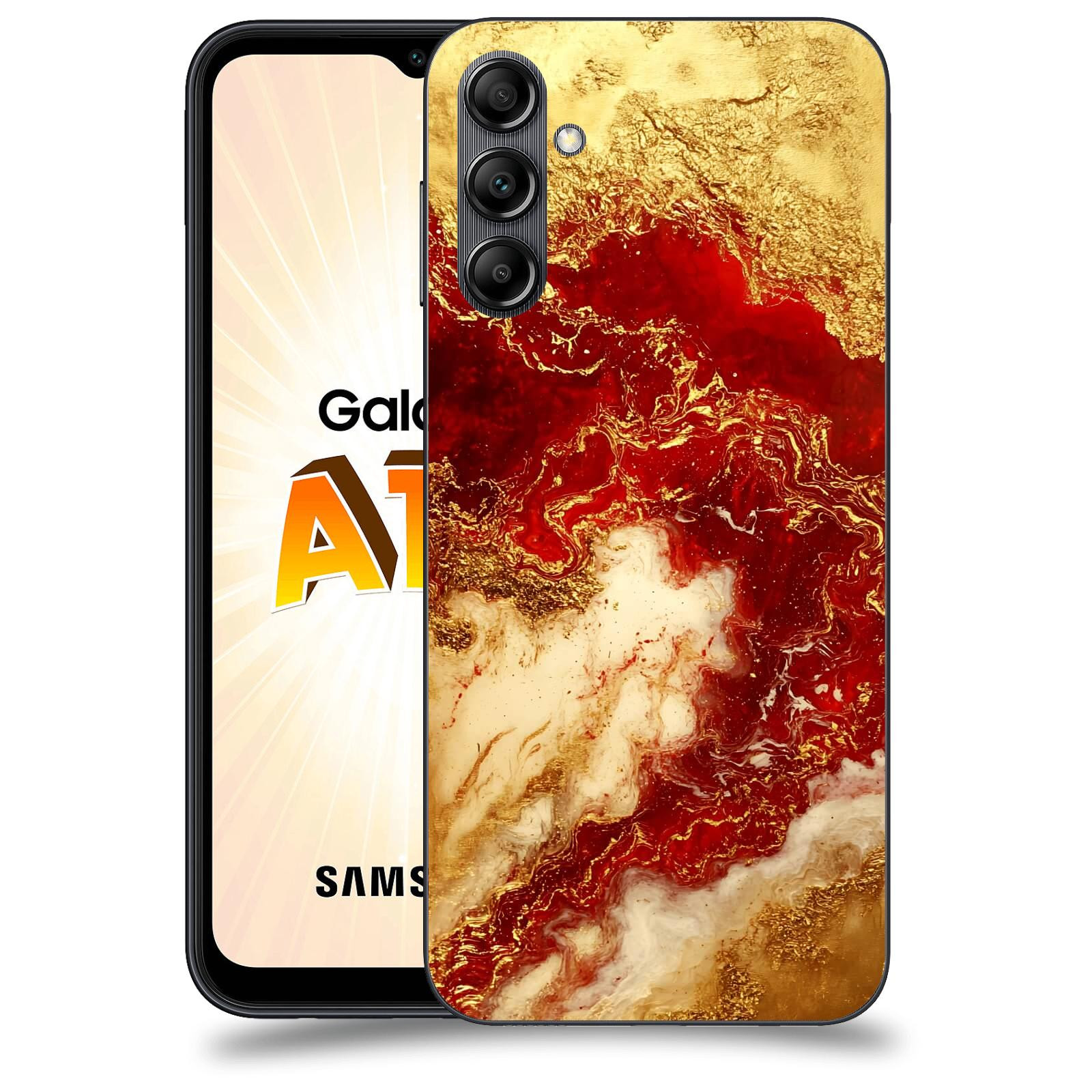 ACOVER Kryt na mobil Samsung Galaxy A14 LTE - Golden Blood I