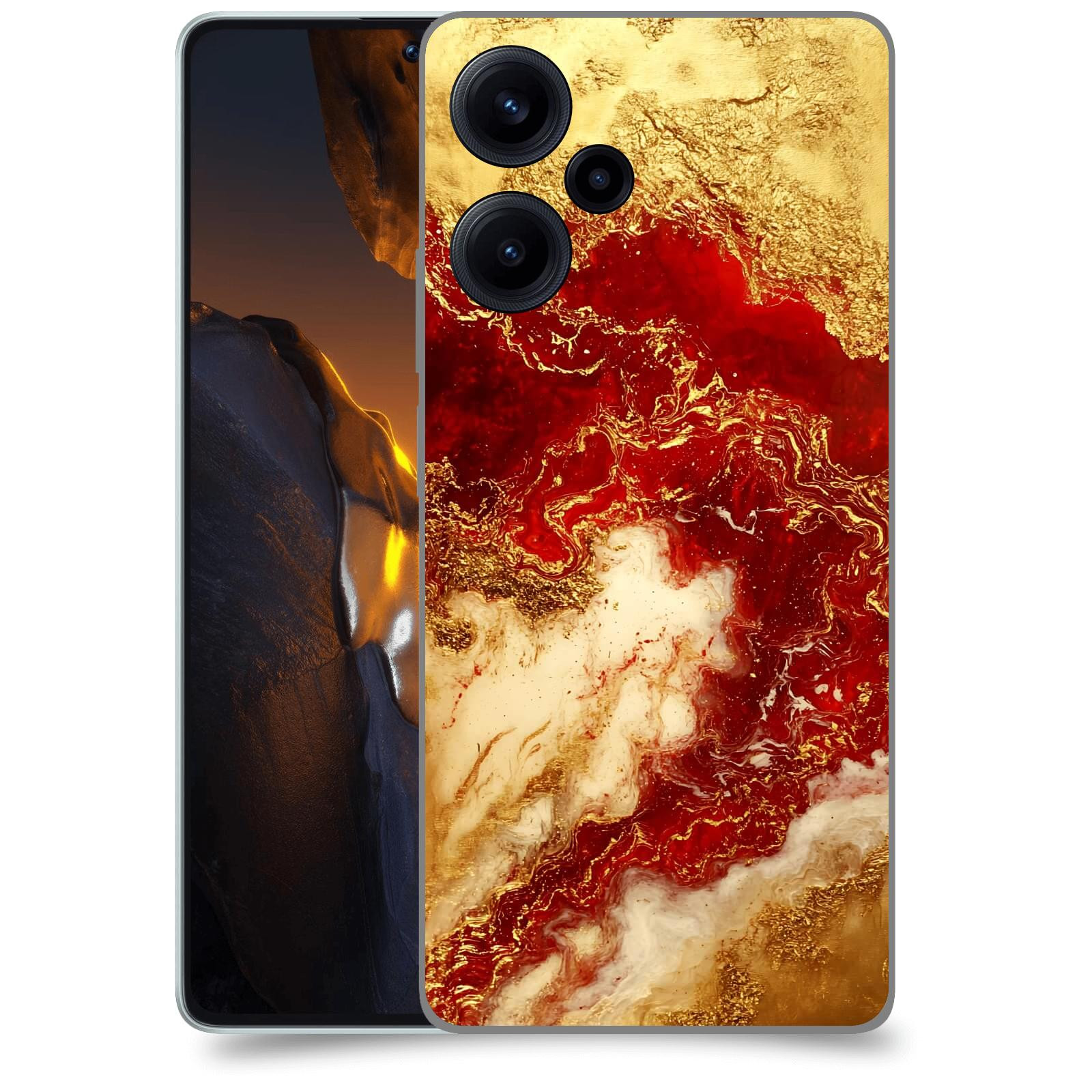 ACOVER Kryt na mobil Xiaomi Poco F5 - Golden Blood I