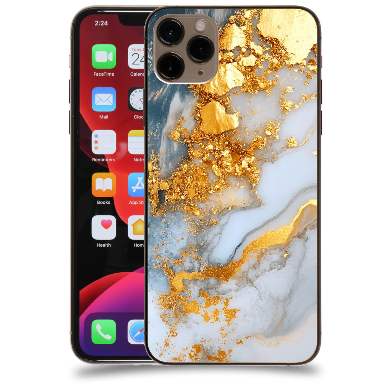 ACOVER Kryt na mobil Apple iPhone 11 Pro Max - Liquid Gold VII