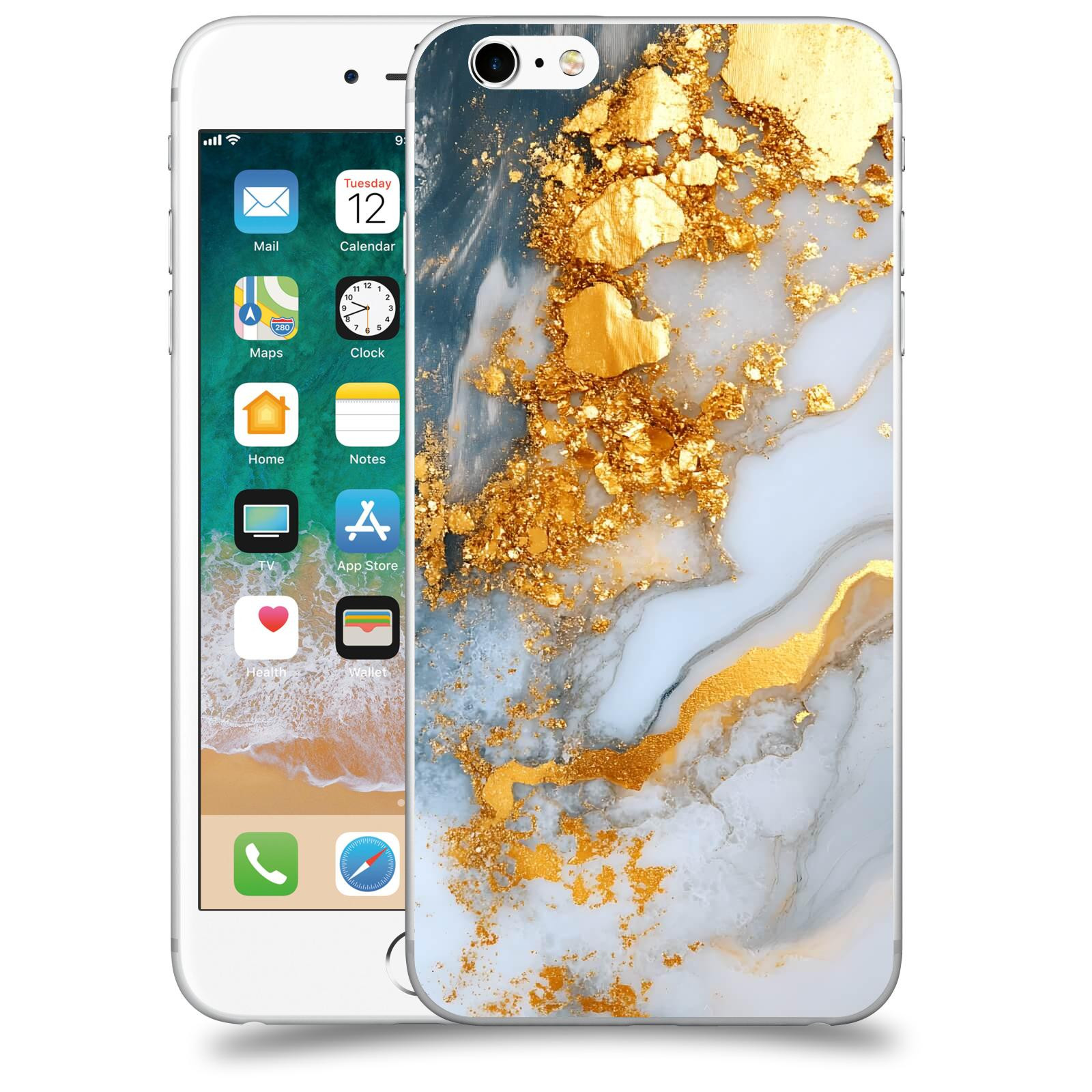 ACOVER Kryt na mobil Apple iPhone 6 Plus/6S Plus - Liquid Gold VII