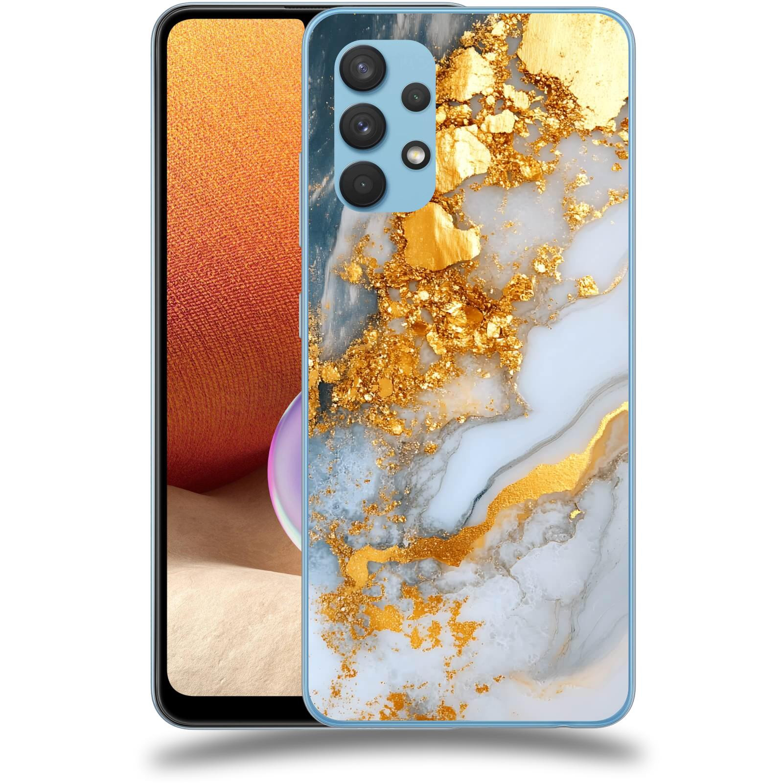 ACOVER Kryt na mobil Samsung Galaxy A32 4G SM-A325F - Liquid Gold VII