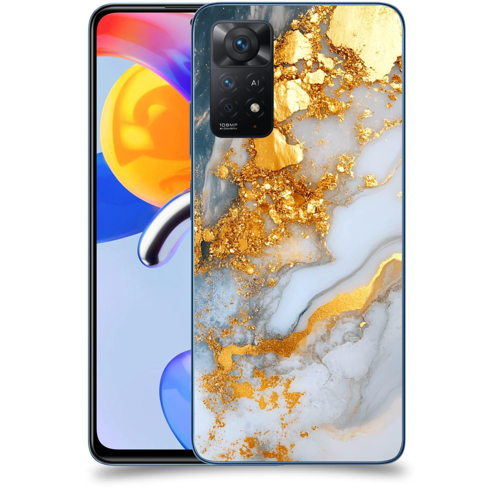ACOVER Kryt na mobil Xiaomi Redmi Note 11 Pro 5G - Liquid Gold VII