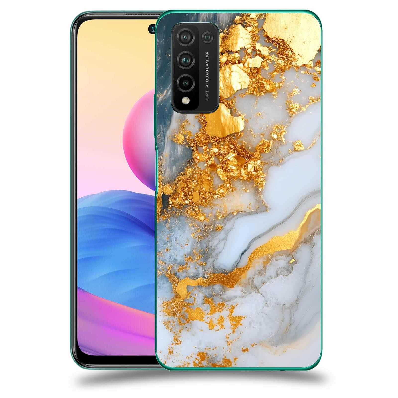 ACOVER Kryt na mobil Honor 10X Lite - Liquid Gold VII