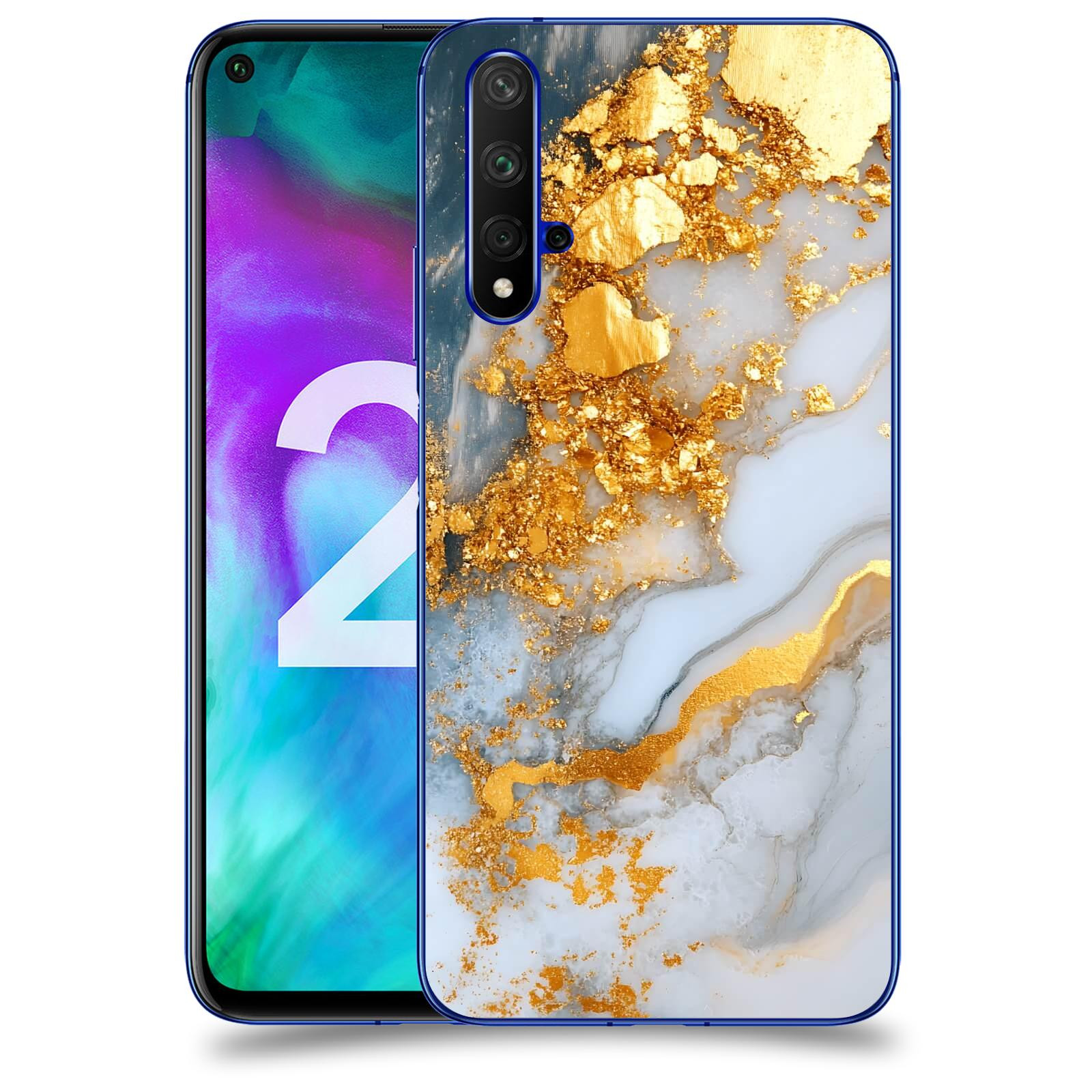ACOVER Kryt na mobil Honor 20 - Liquid Gold VII
