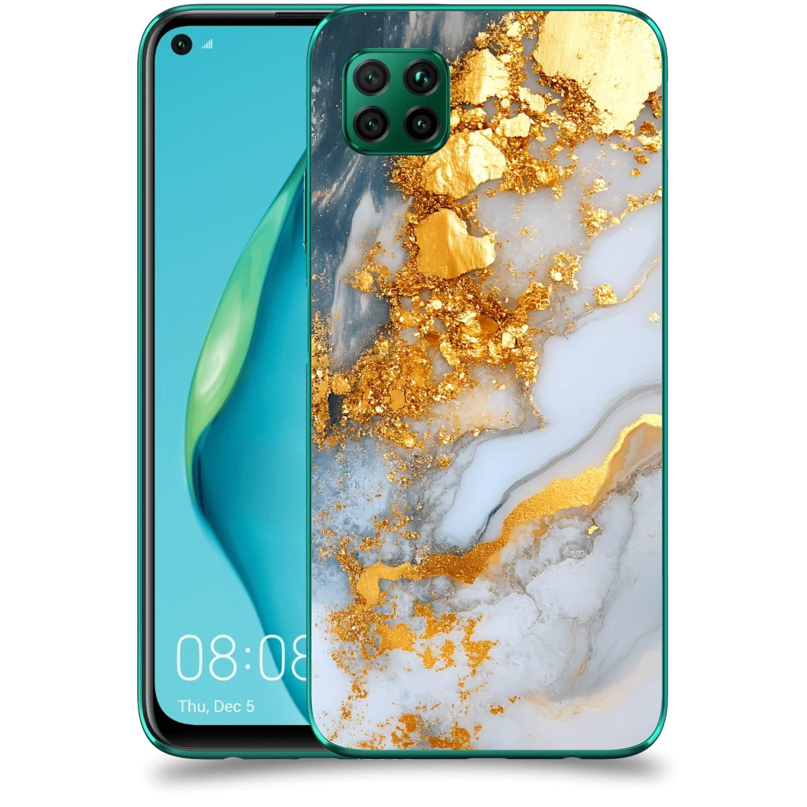 ACOVER Kryt na mobil Huawei P40 Lite - Liquid Gold VII