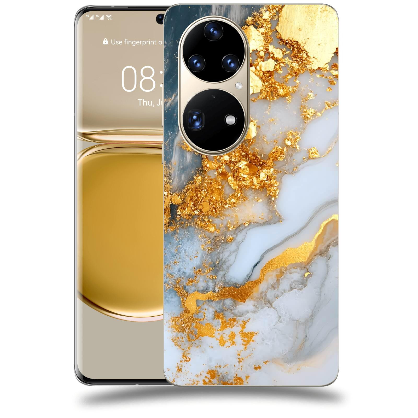 ACOVER Kryt na mobil Huawei P50 - Liquid Gold VII