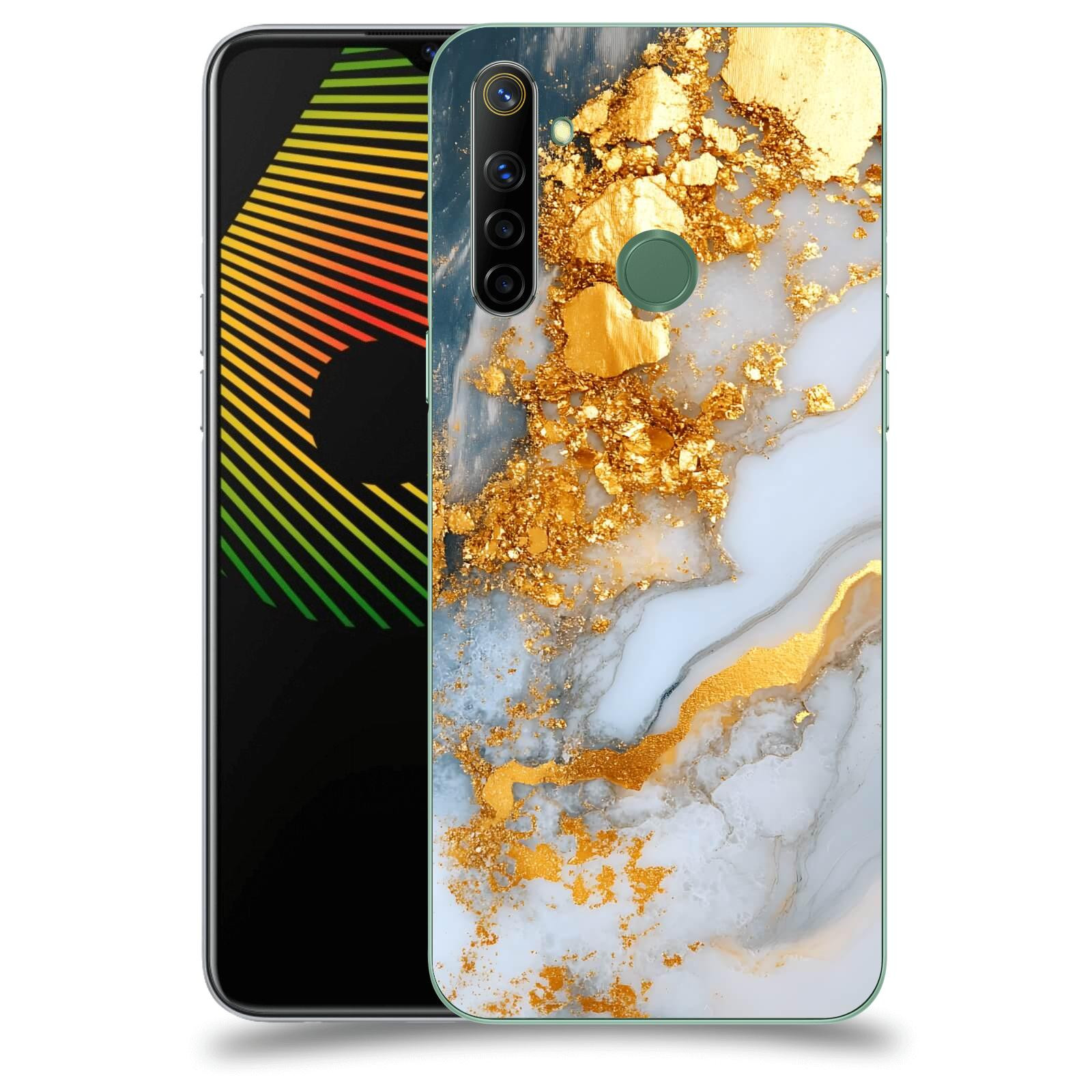 ACOVER Kryt na mobil Realme 6i - Liquid Gold VII