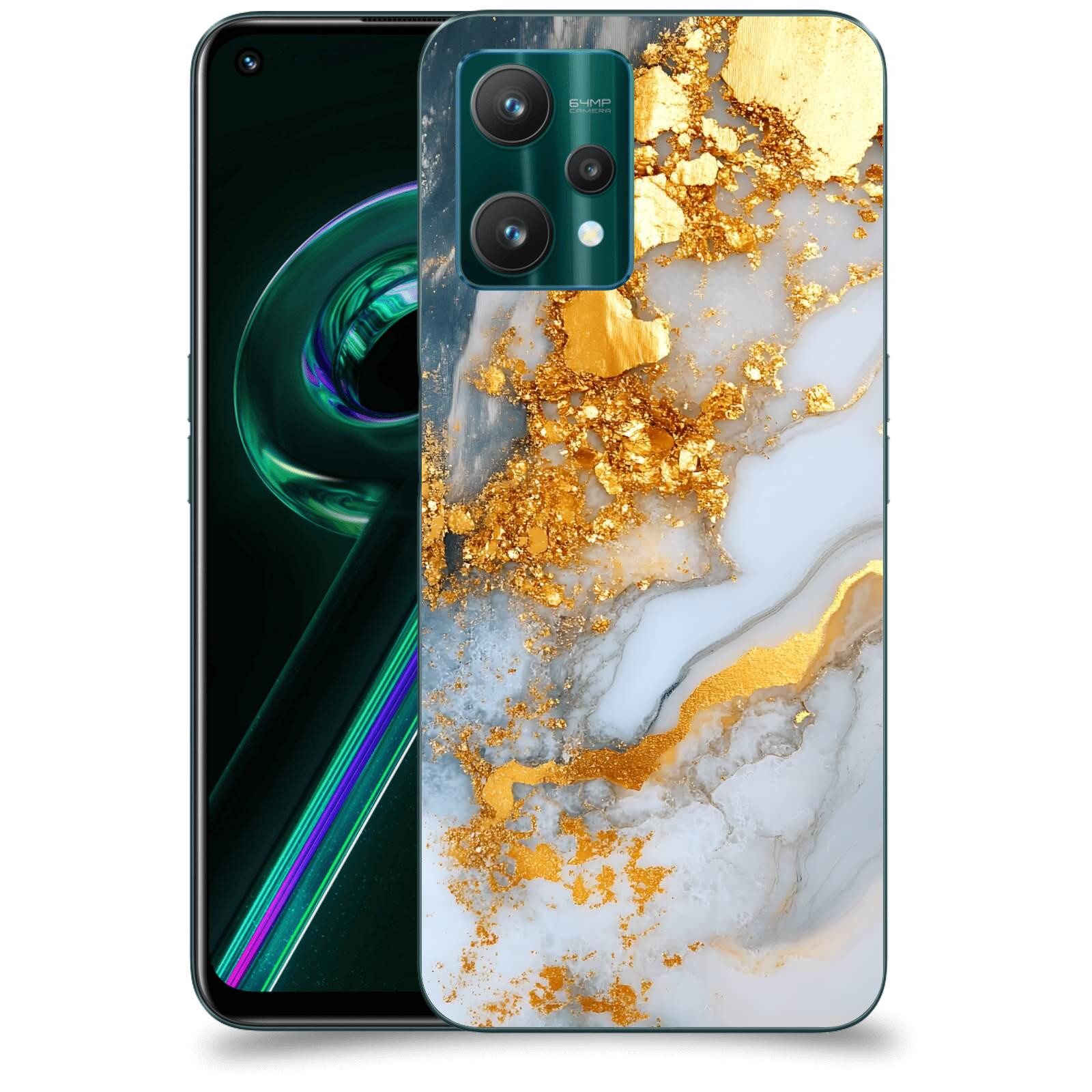 ACOVER Kryt na mobil Realme 9 Pro 5G - Liquid Gold VII