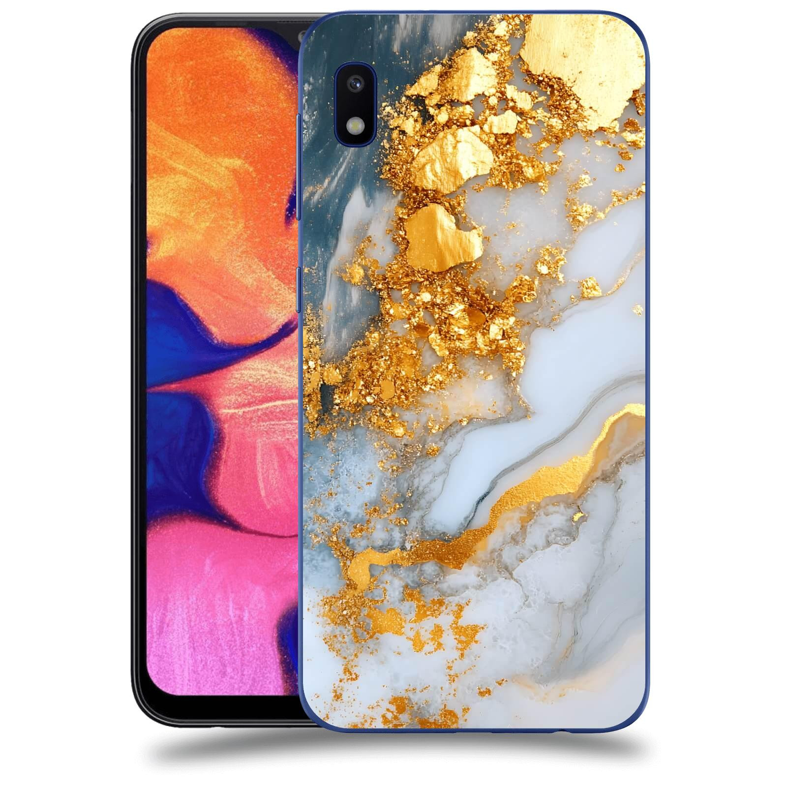 ACOVER Kryt na mobil Samsung Galaxy A10 A105F - Liquid Gold VII