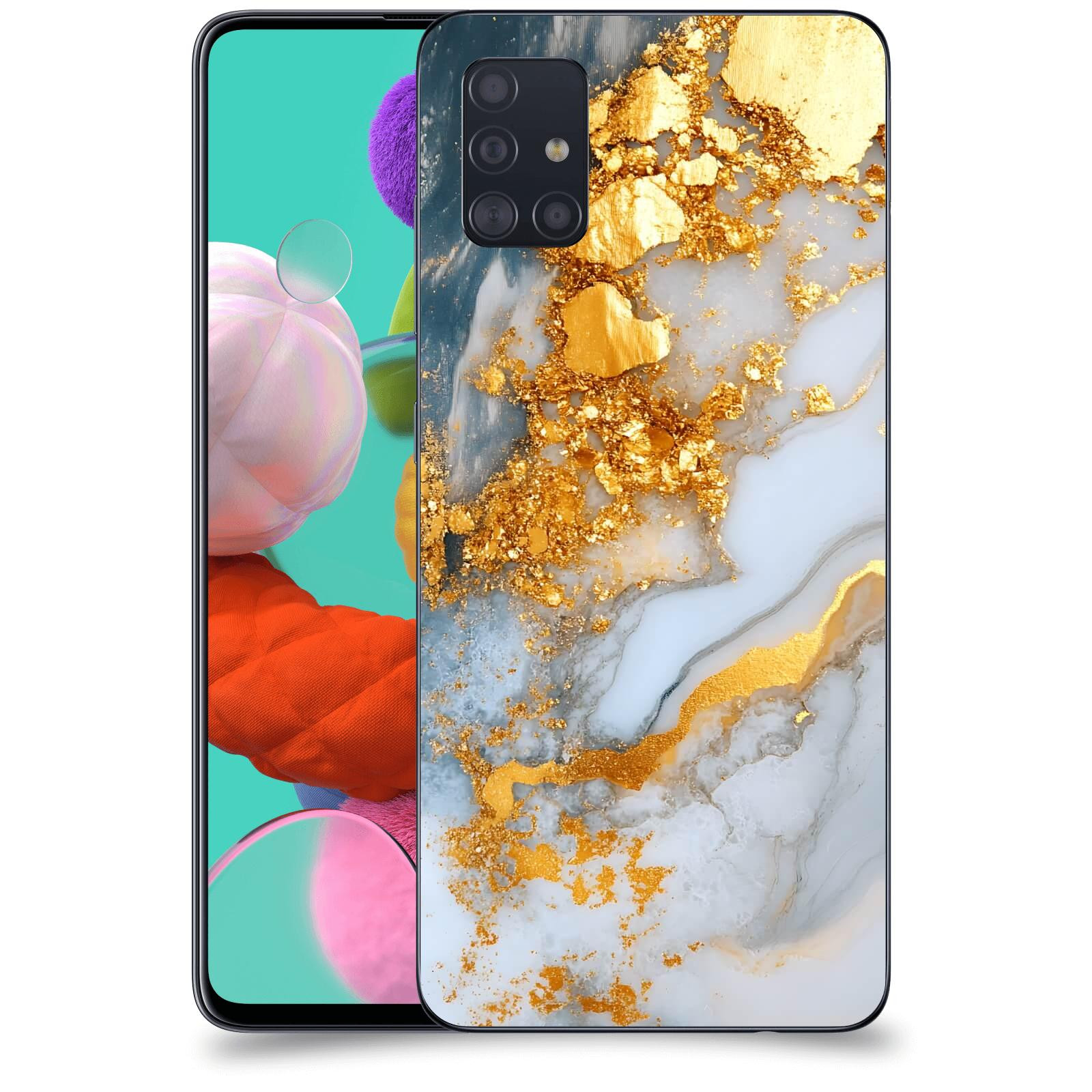 ACOVER Kryt na mobil Samsung Galaxy A51 A515F - Liquid Gold VII