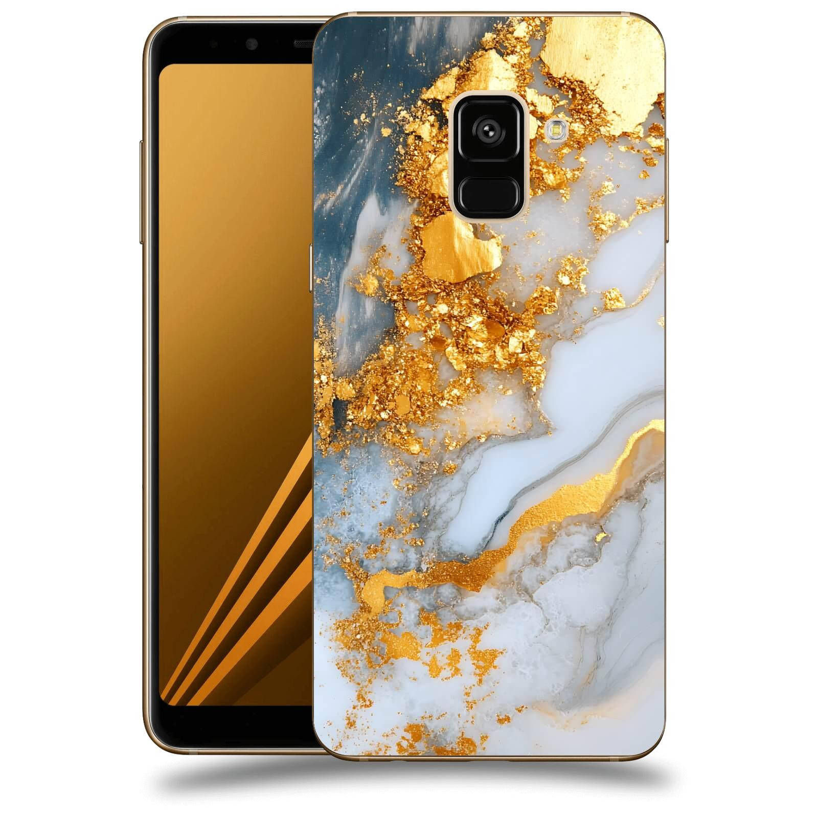 ACOVER Kryt na mobil Samsung Galaxy A8 2018 A530F - Liquid Gold VII