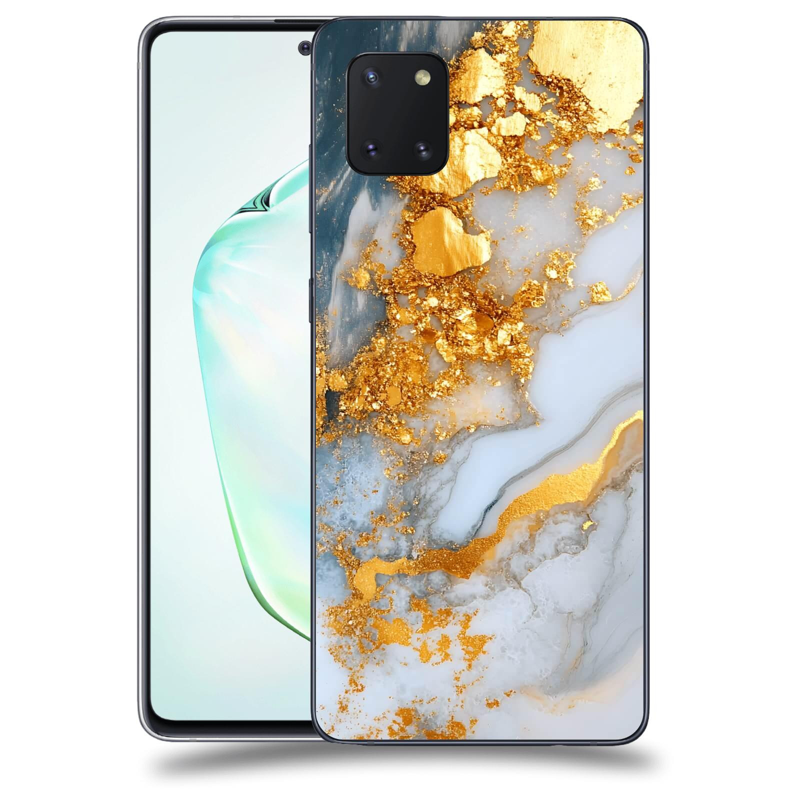 ACOVER Kryt na mobil Samsung Galaxy Note 10 Lite N770F - Liquid Gold VII