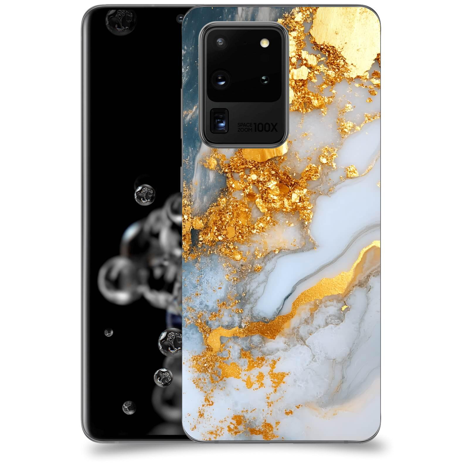 ACOVER Kryt na mobil Samsung Galaxy S20 Ultra 5G G988F - Liquid Gold VII