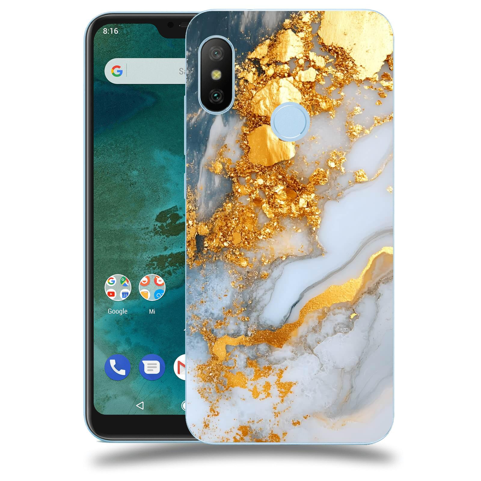 ACOVER Kryt na mobil Xiaomi Mi A2 Lite - Liquid Gold VII