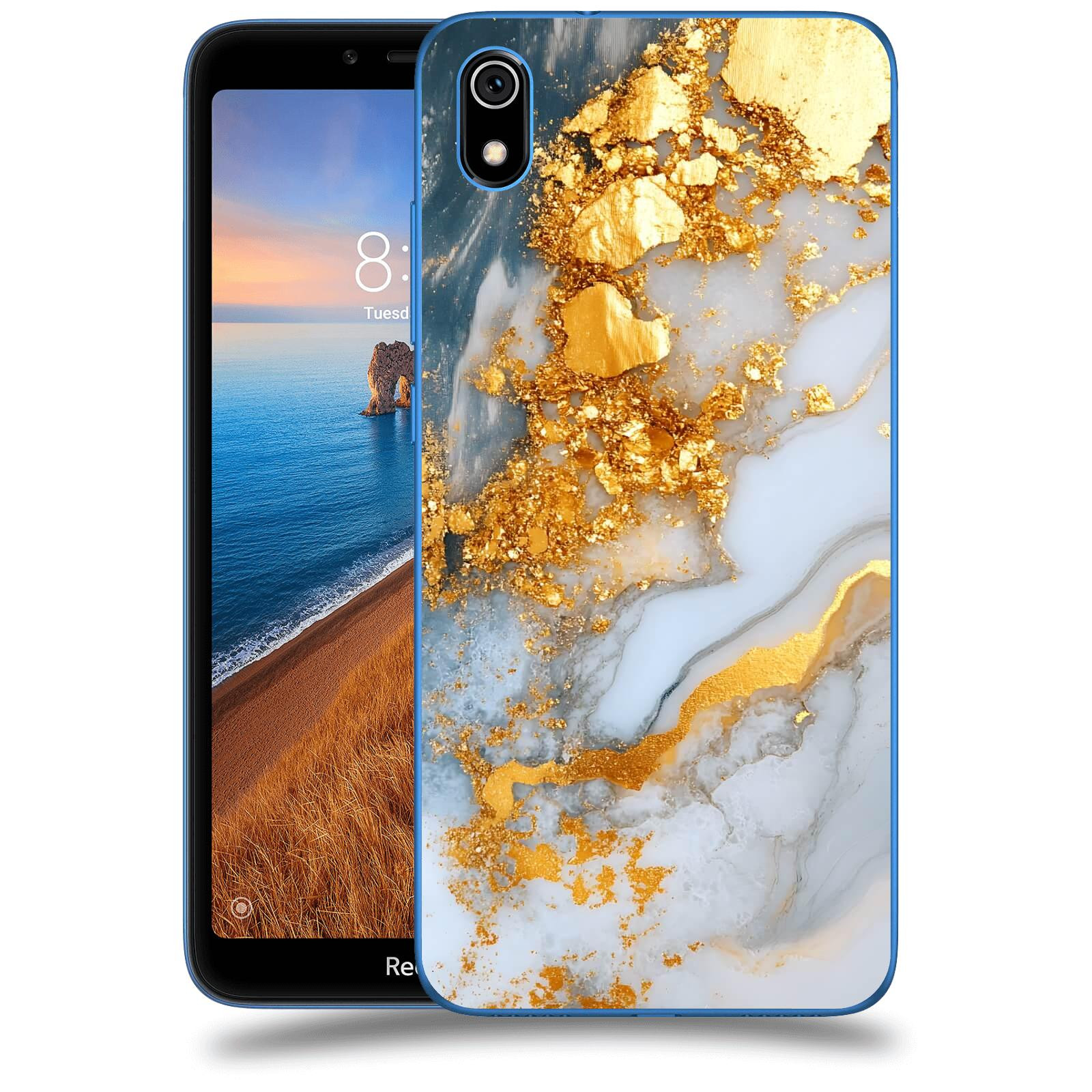 ACOVER Kryt na mobil Xiaomi Redmi 7A - Liquid Gold VII