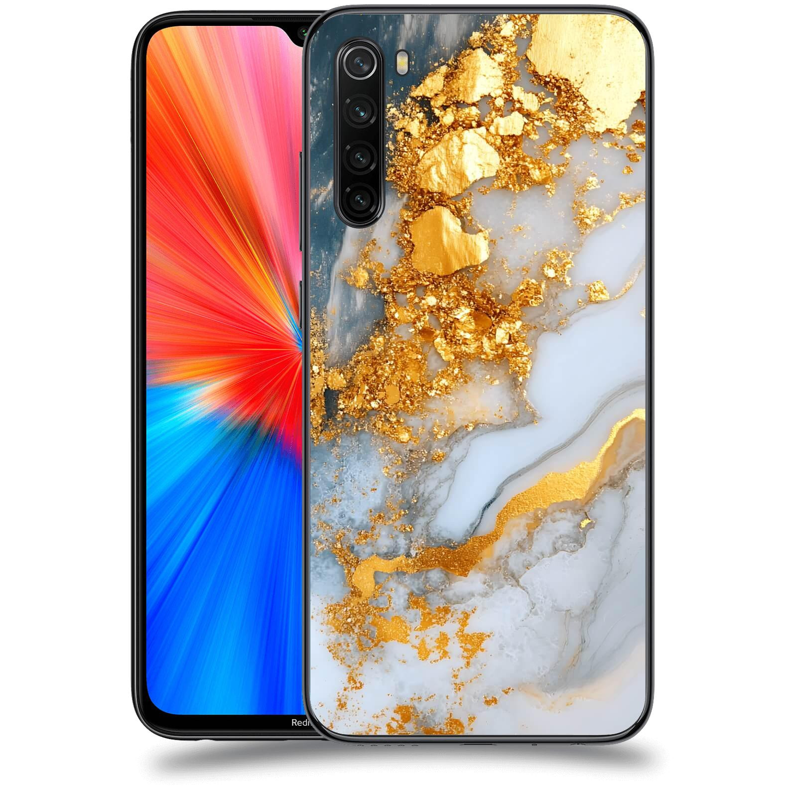 ACOVER Kryt na mobil Xiaomi Redmi Note 8 - Liquid Gold VII