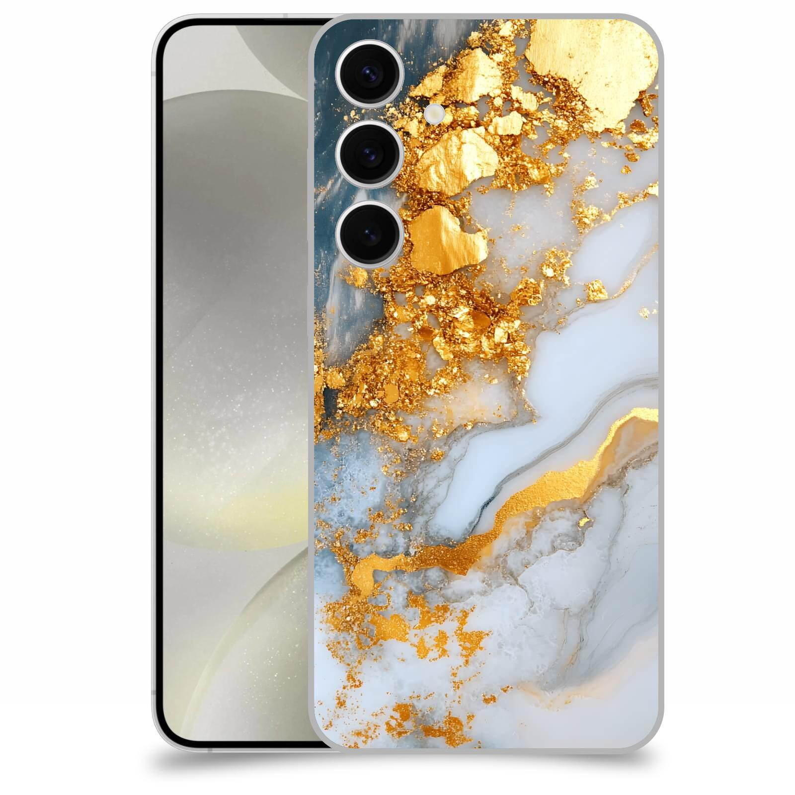 ACOVER Kryt na mobil Samsung Galaxy S24+ - Liquid Gold VII